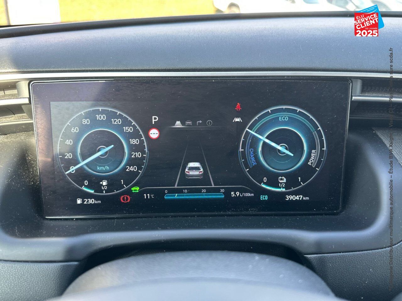 Véhicule d'occasion HYUNDAI TUCSON 1.6 T-GDI 230CH HYBRID CREATIVE BVA6 chez Dacia Strasbourg