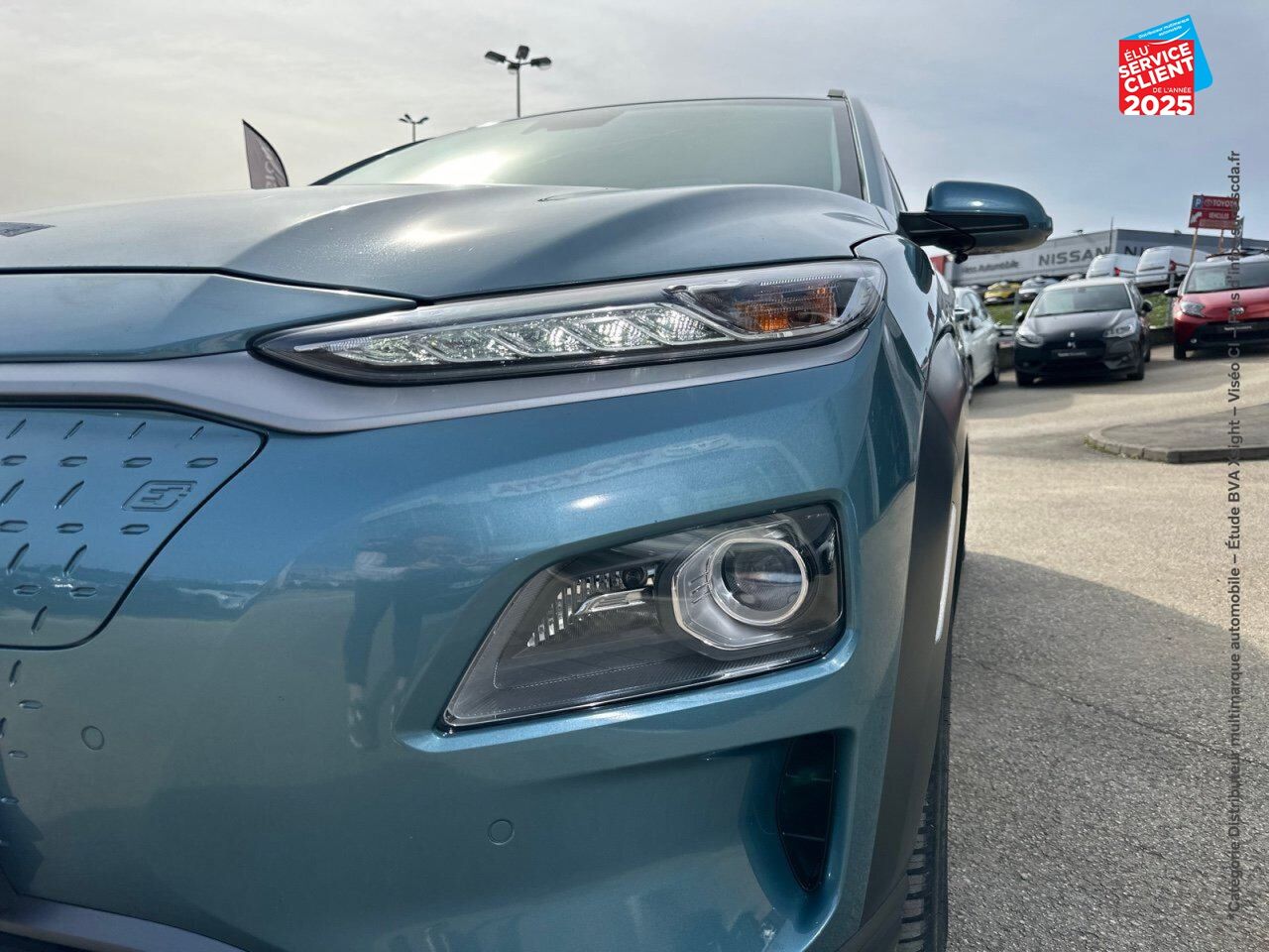 Véhicule d'occasion HYUNDAI KONA ELECTRIC 204CH EXECUTIVE EURO6D-T EVAP SIEGES CHAUF/CUIR GPS CAMERA CARPLAY chez Hyundai Epernay