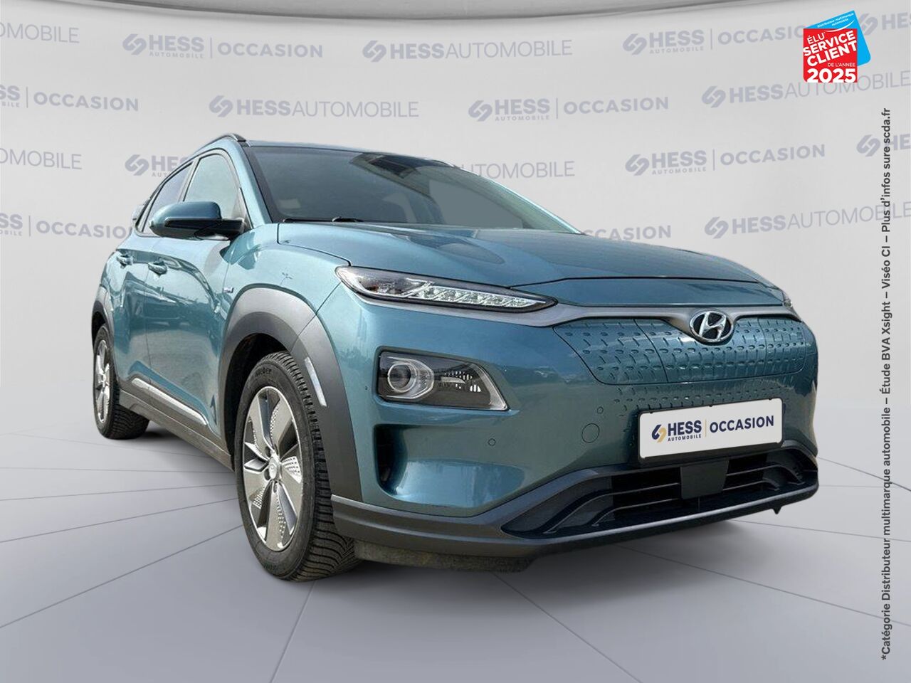 Véhicule d'occasion HYUNDAI KONA ELECTRIC 204CH EXECUTIVE EURO6D-T EVAP SIEGES CHAUF/CUIR GPS CAMERA CARPLAY chez Hyundai Epernay