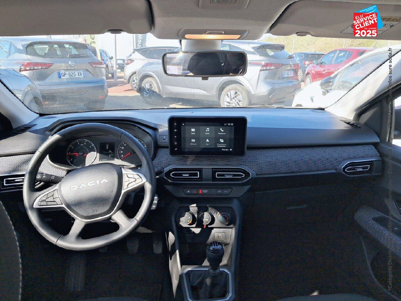 Véhicule d'occasion DACIA SANDERO 1.0 TCE 90CH EXPRESSION PACK NAVI GPS CAMERA chez Dacia Belfort