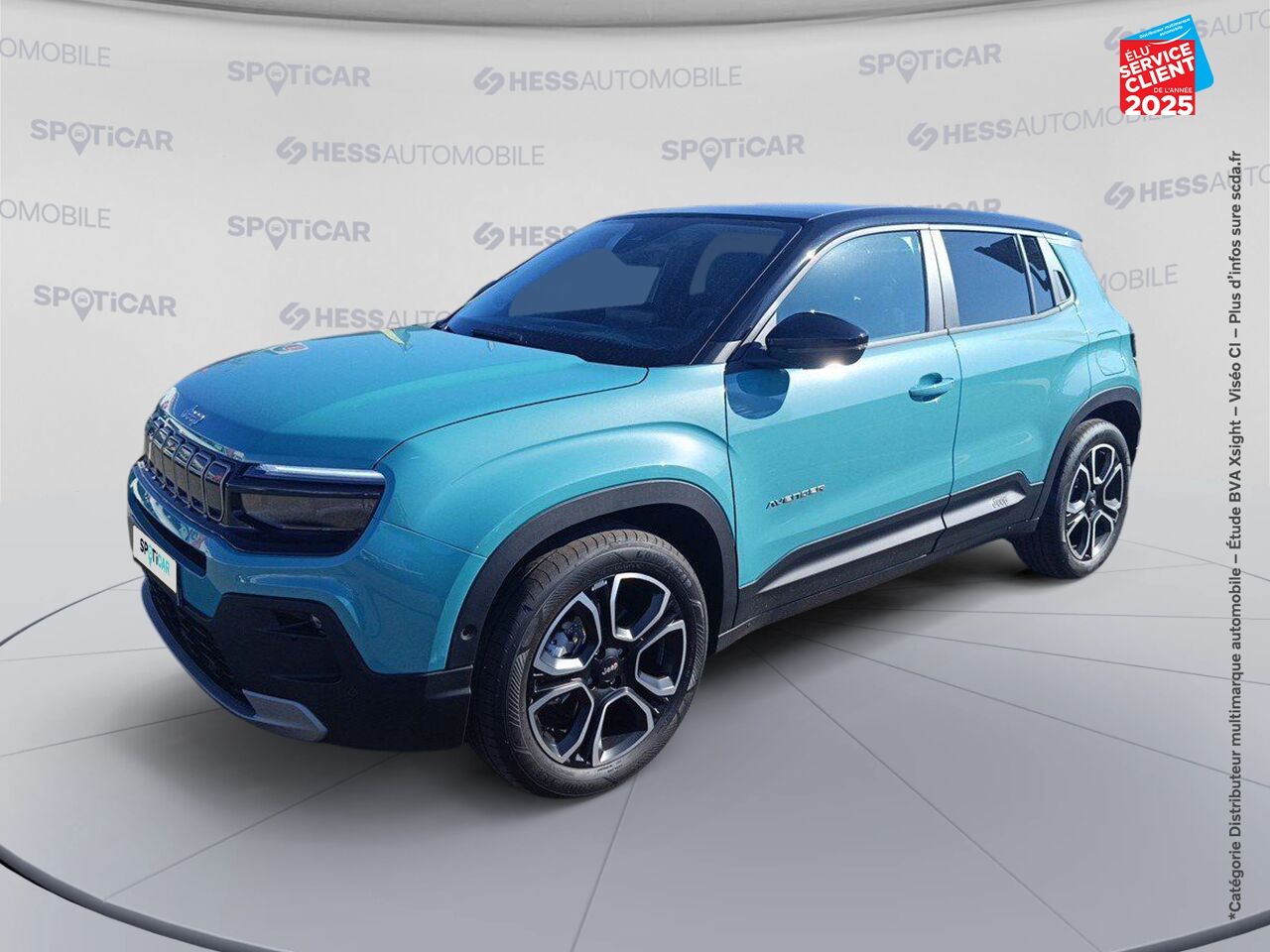 Véhicule d'occasion JEEP AVENGER ELECTRIQUE 156CH 115KW SUMMIT chez HESS Automobile