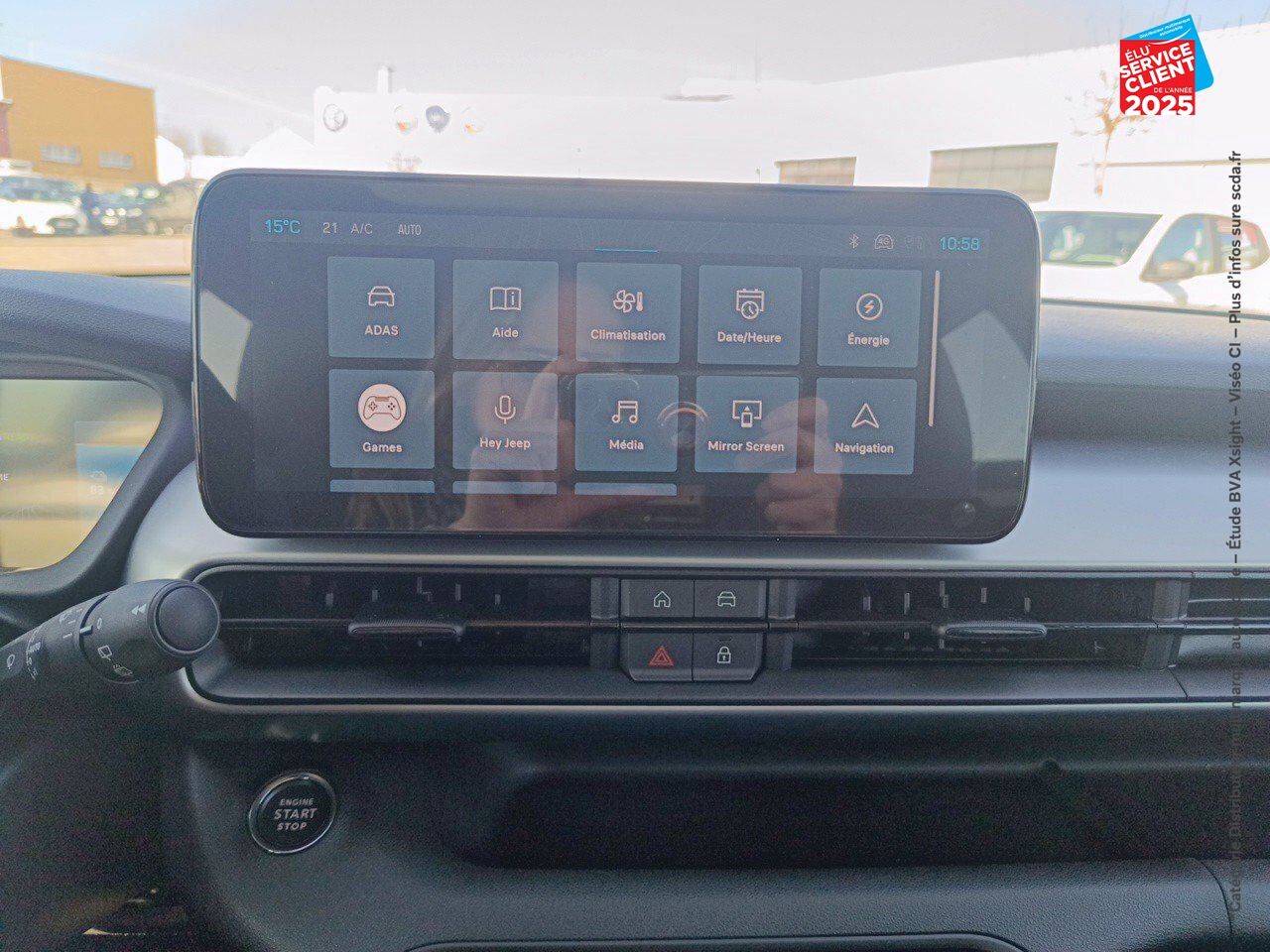 Véhicule d'occasion JEEP AVENGER ELECTRIQUE 156CH 115KW SUMMIT chez HESS Automobile
