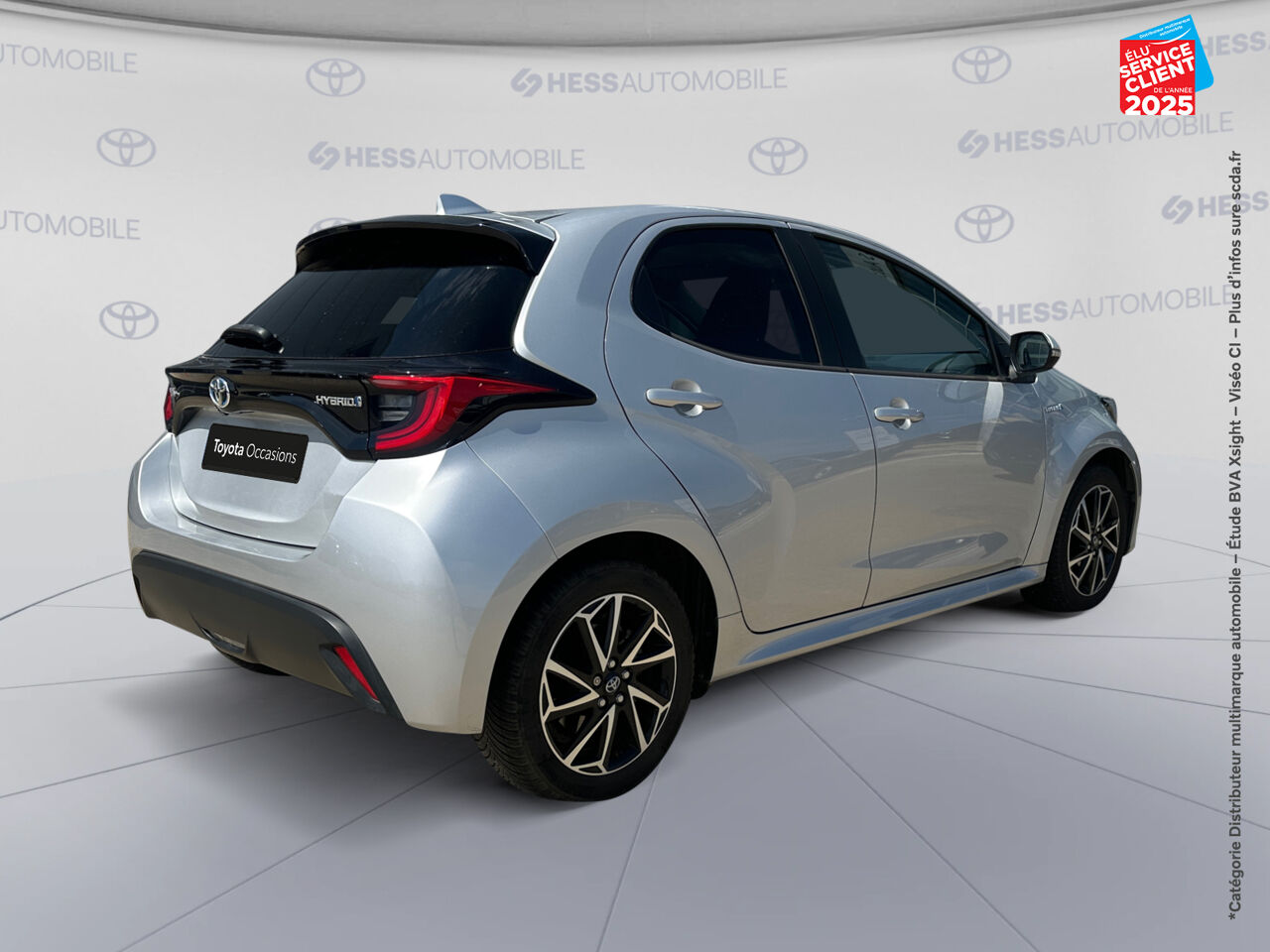 Véhicule d'occasion TOYOTA YARIS 116H DESIGN 5P CAMERA CARPLAY chez Toyota Besançon