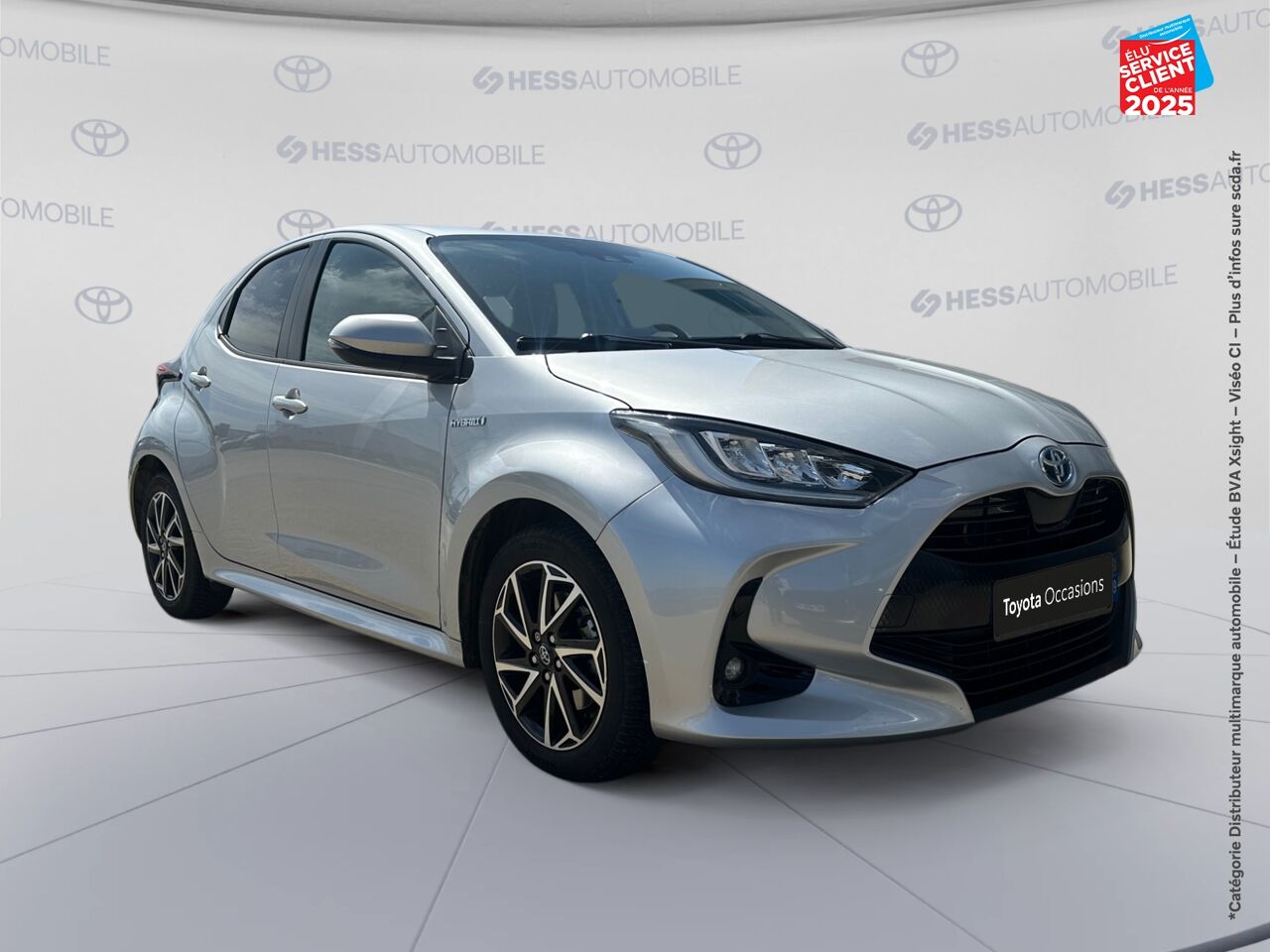 Véhicule d'occasion TOYOTA YARIS 116H DESIGN 5P CAMERA CARPLAY chez Toyota Besançon