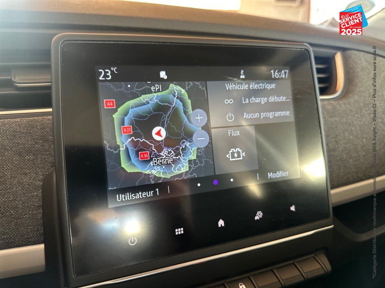 Véhicule d'occasion RENAULT ZOE E-TECH LIMITED CHARGE NORMALE R110 ACHAT INTEGRAL GPS RADAR AV/AR chez Hyundai Chalons