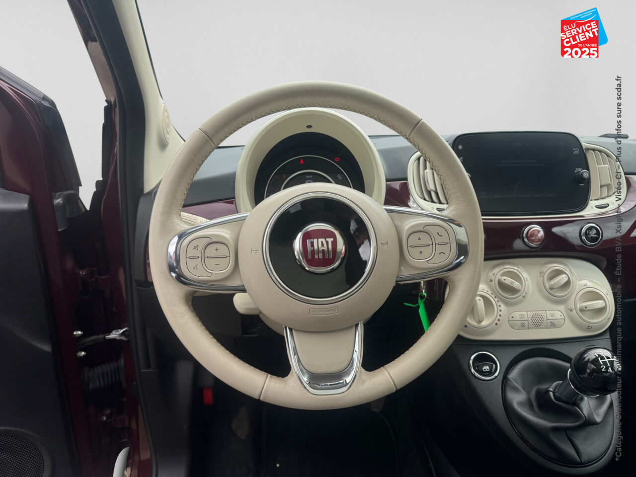 Véhicule d'occasion FIAT 500 1.2 8V 69CH ECO PACK 120TH EURO6D chez Toyota Thionville