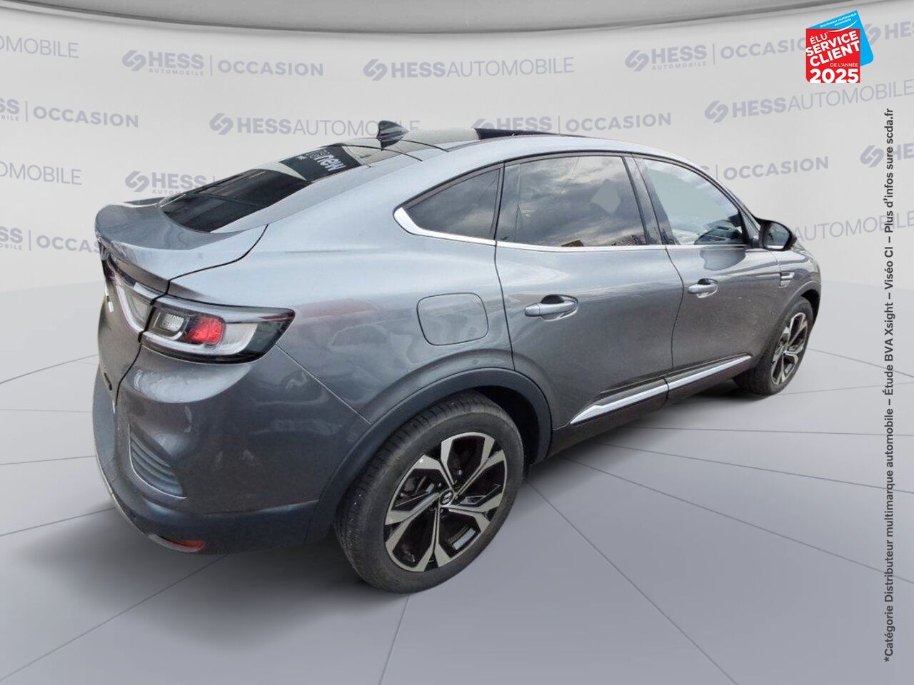 Véhicule d'occasion RENAULT ARKANA 1.6 E-TECH HYBRIDE 145CH TECHNO -22 chez Toyota Thionville