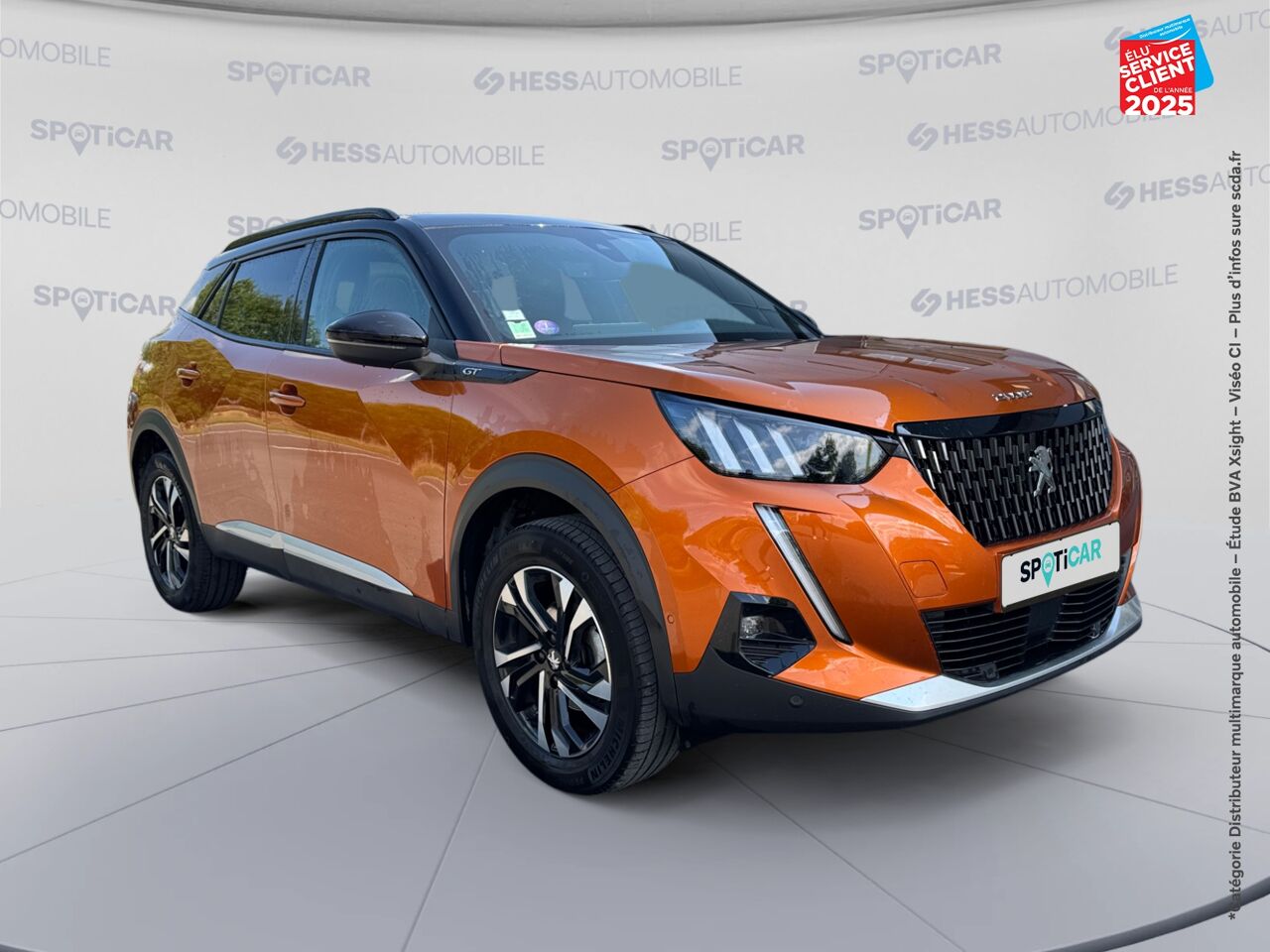 Véhicule d'occasion PEUGEOT 2008 1.2 PURETECH 130CH SS GT EAT8 chez Dacia Saverne