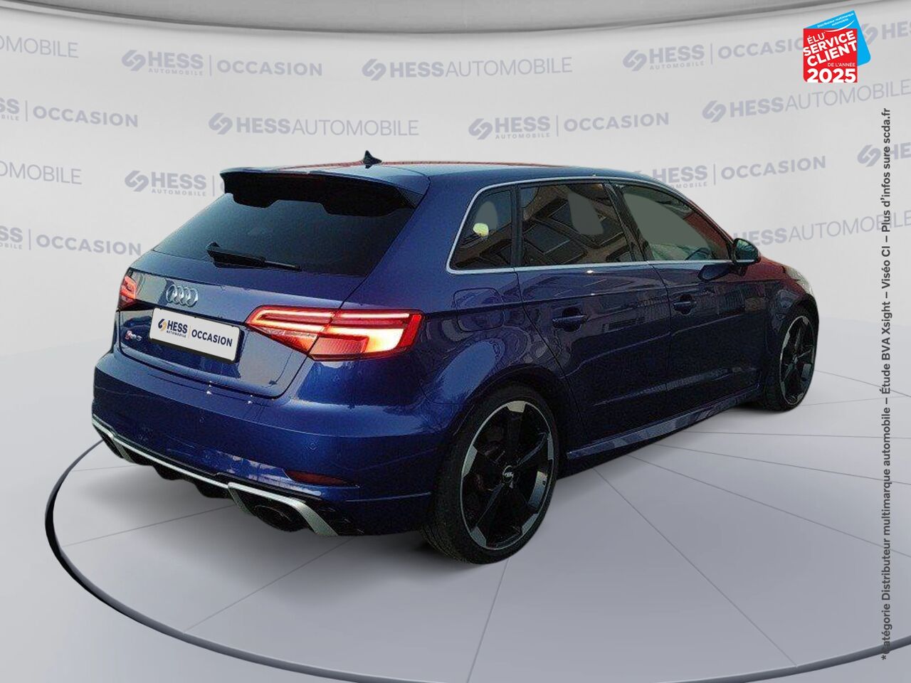 Véhicule d'occasion AUDI RS3 SPORTBACK 2.5 TFSI 400CH QUATTRO S TRONIC 7 EURO6D-T SIEGES CHAUF/CUIR GPS chez Toyota Sarreguemines