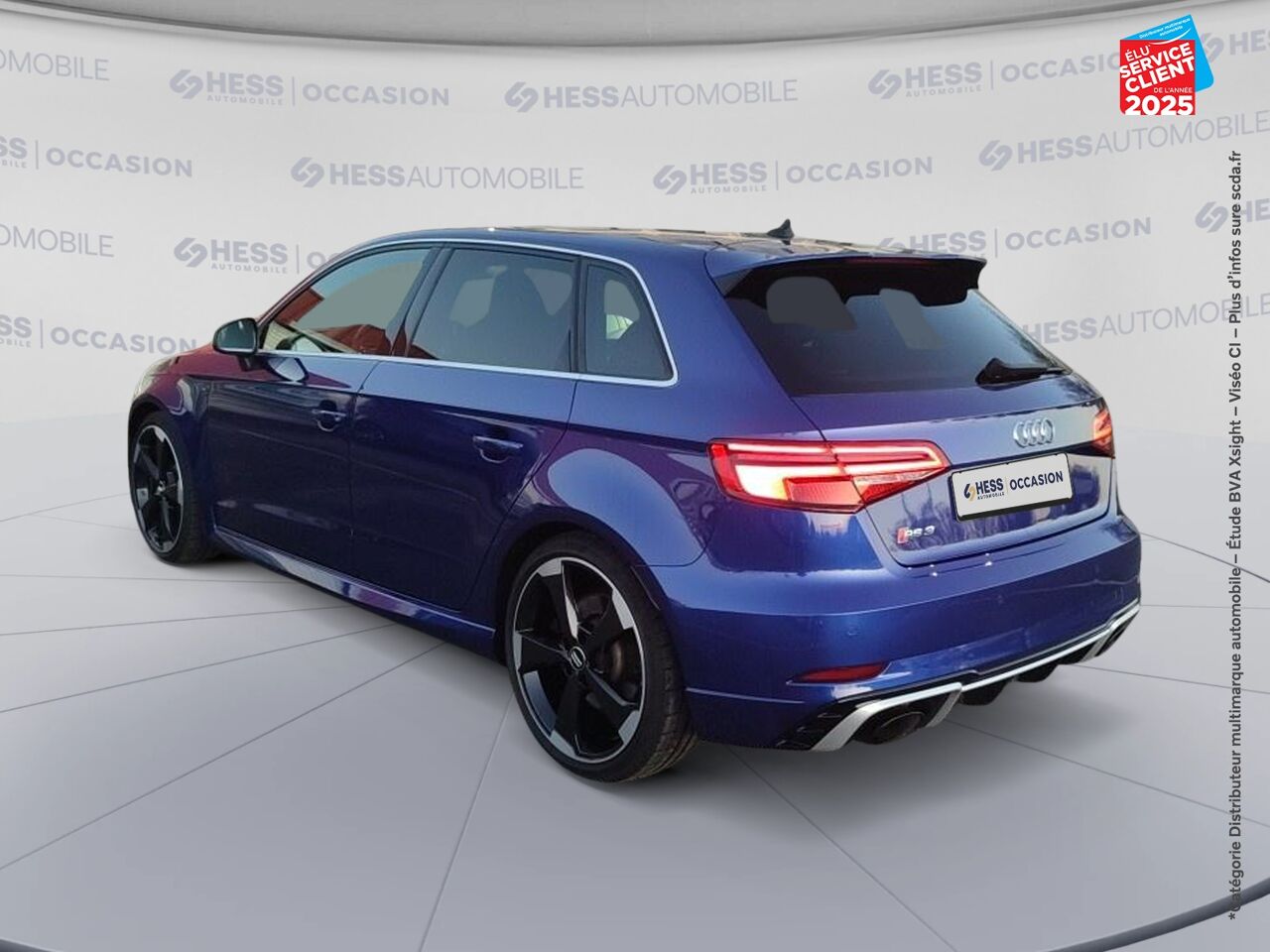 Véhicule d'occasion AUDI RS3 SPORTBACK 2.5 TFSI 400CH QUATTRO S TRONIC 7 EURO6D-T SIEGES CHAUF/CUIR GPS chez Toyota Sarreguemines