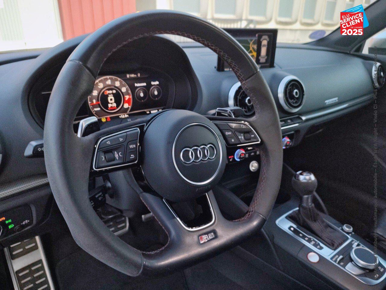 Véhicule d'occasion AUDI RS3 SPORTBACK 2.5 TFSI 400CH QUATTRO S TRONIC 7 EURO6D-T SIEGES CHAUF/CUIR GPS chez Toyota Sarreguemines