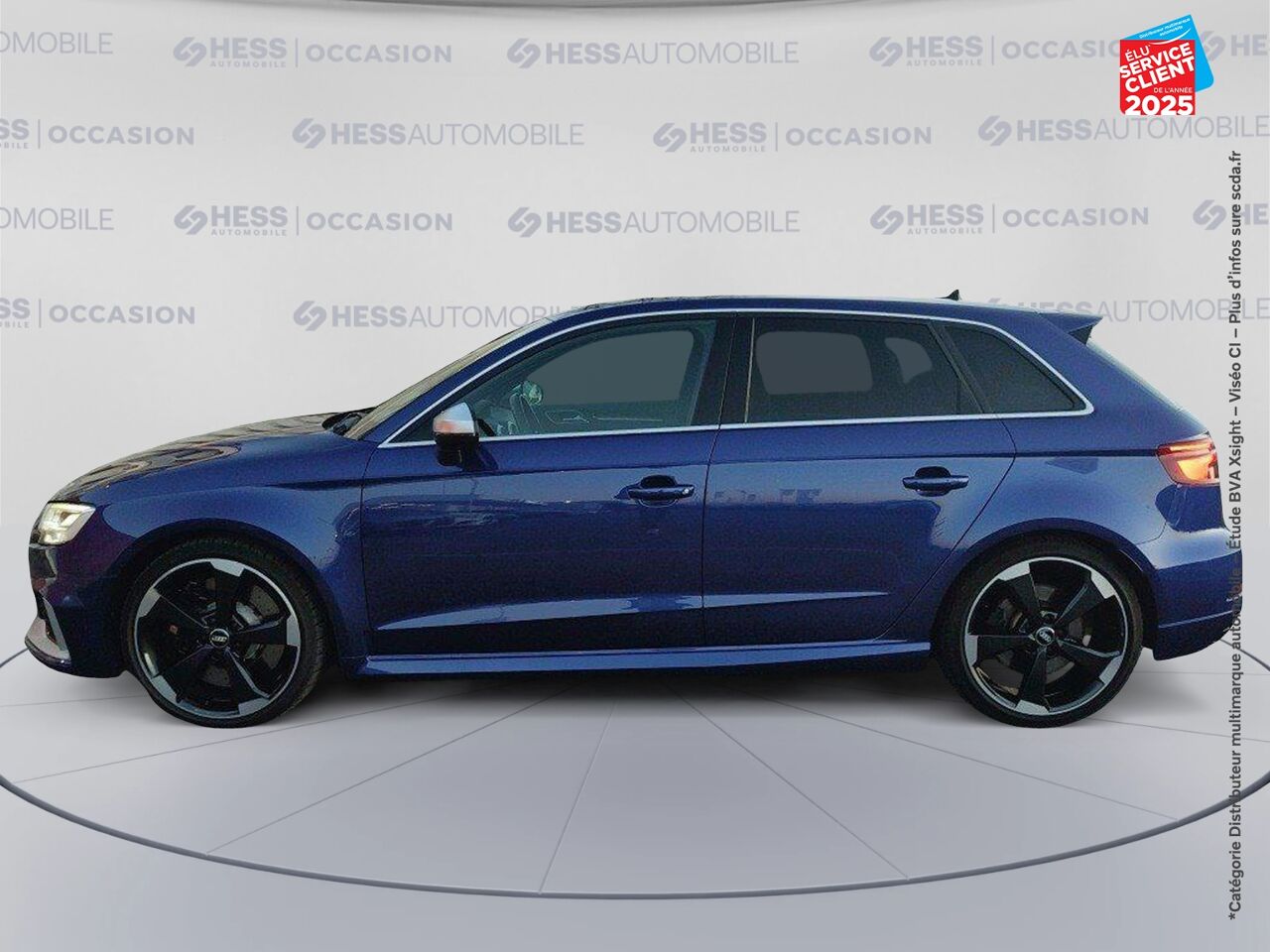 Véhicule d'occasion AUDI RS3 SPORTBACK 2.5 TFSI 400CH QUATTRO S TRONIC 7 EURO6D-T SIEGES CHAUF/CUIR GPS chez Toyota Sarreguemines