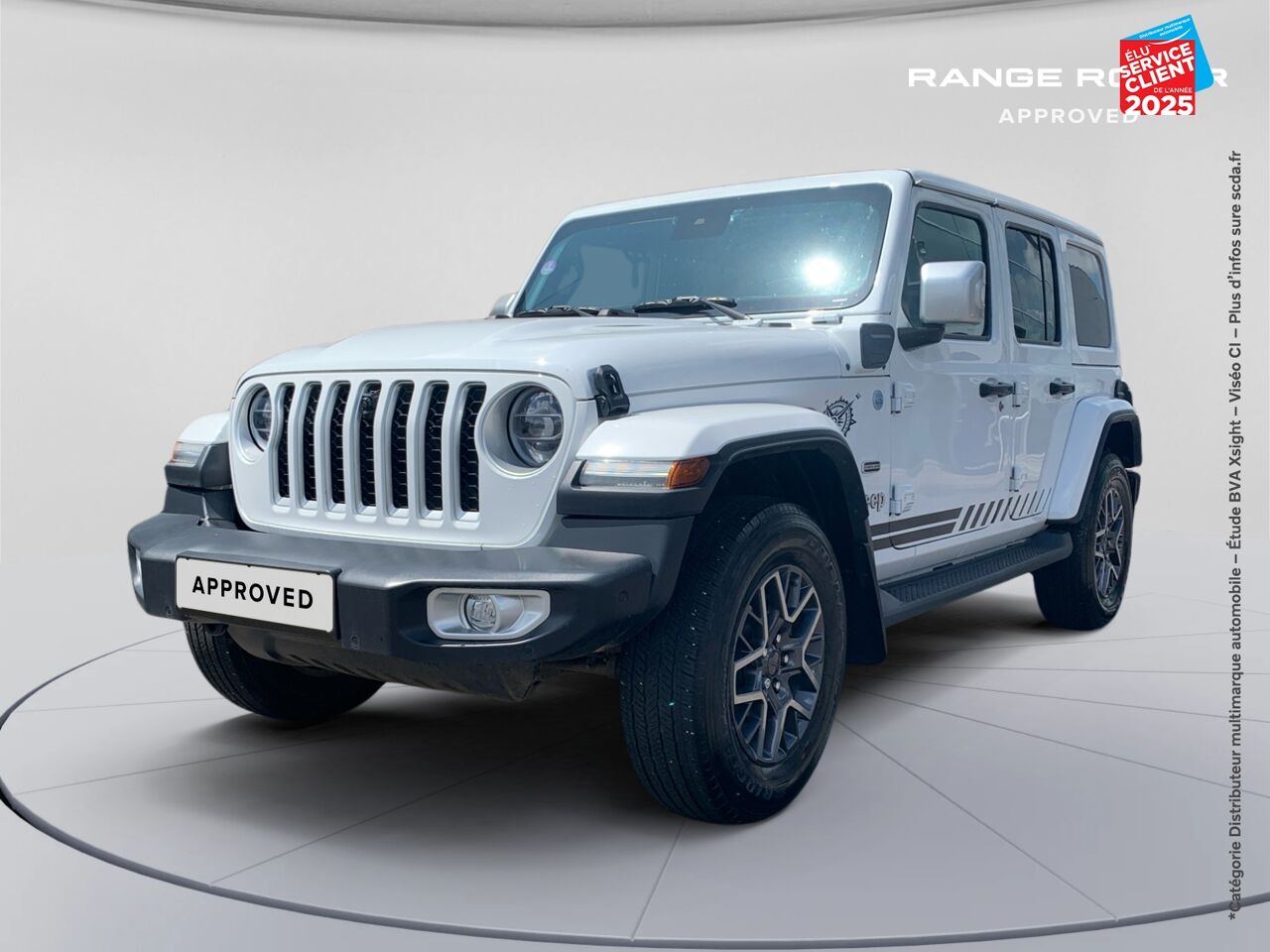 Véhicule d'occasion JEEP WRANGLER UNLIMITED 2.0 T 380CH 4XE OVERLAND COMMAND-TRAC MY22 chez Renault Saint-Louis