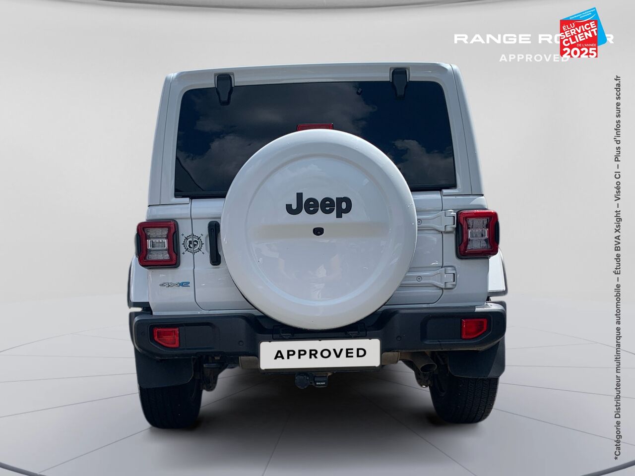 Véhicule d'occasion JEEP WRANGLER UNLIMITED 2.0 T 380CH 4XE OVERLAND COMMAND-TRAC MY22 chez Renault Saint-Louis