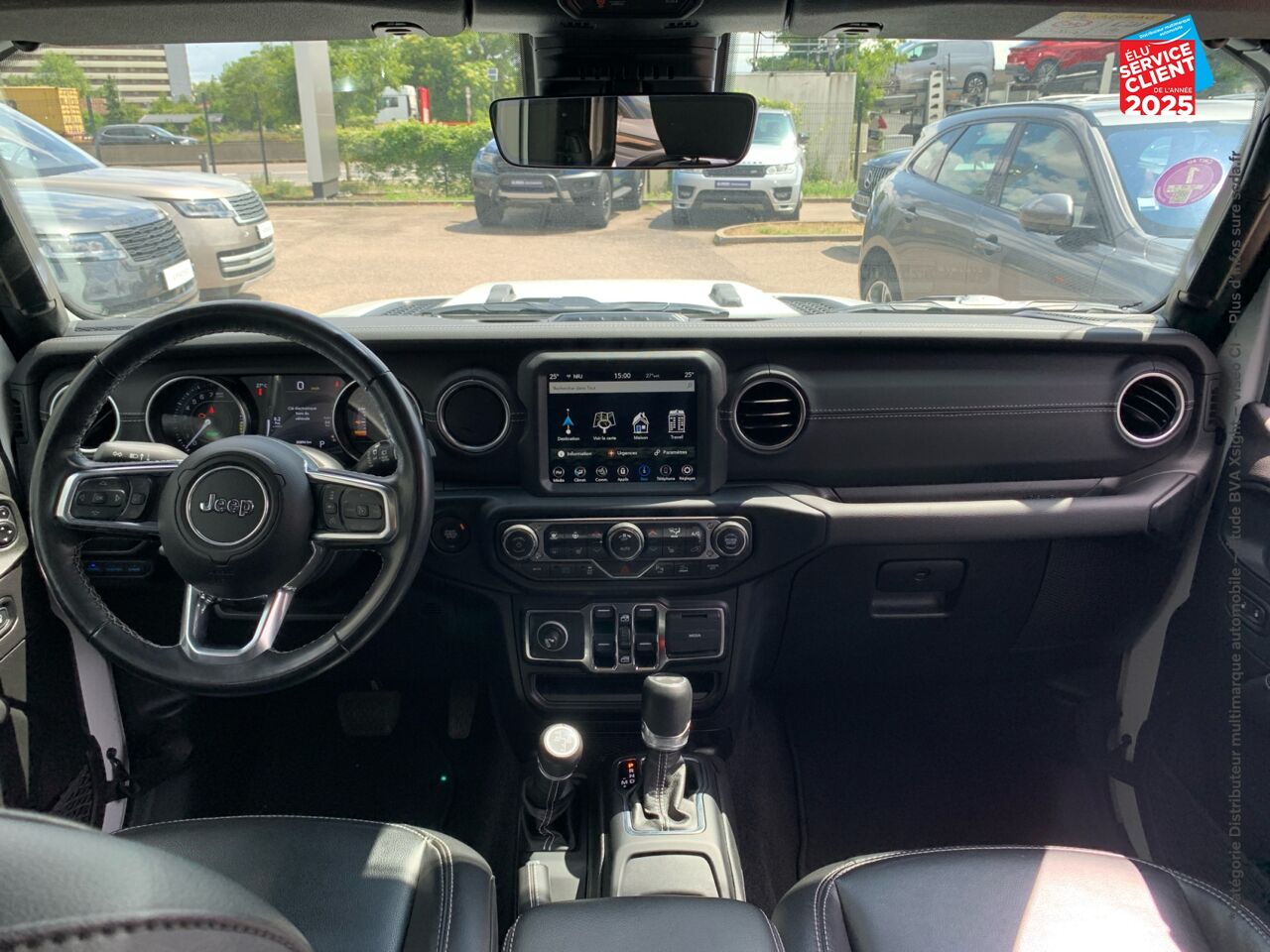 Véhicule d'occasion JEEP WRANGLER UNLIMITED 2.0 T 380CH 4XE OVERLAND COMMAND-TRAC MY22 chez Renault Saint-Louis