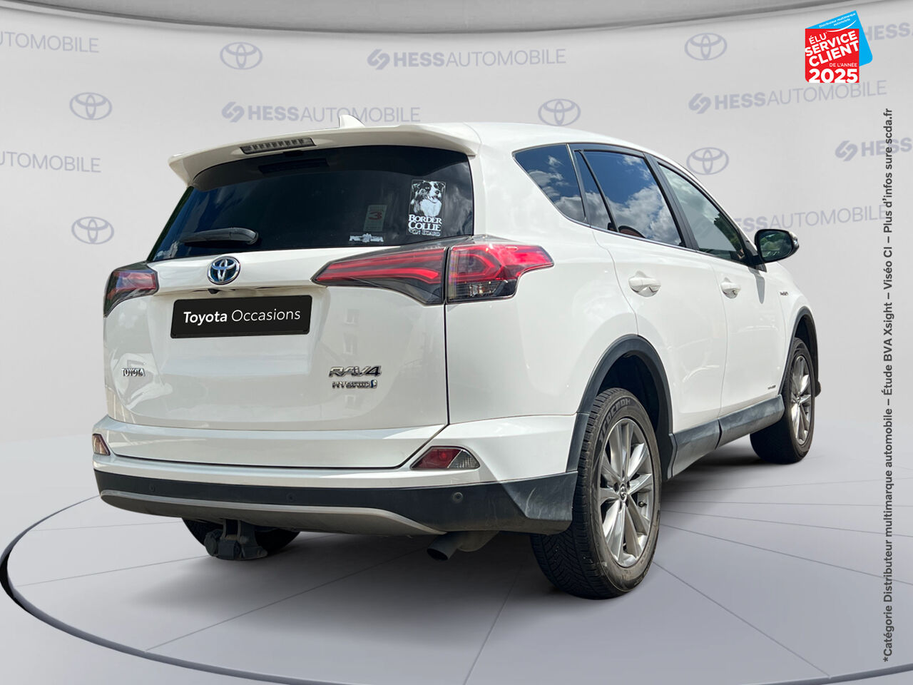 Véhicule d'occasion TOYOTA RAV4 197 HYBRIDE DYNAMIC 2WD CVT CAMERA chez Renault Colmar