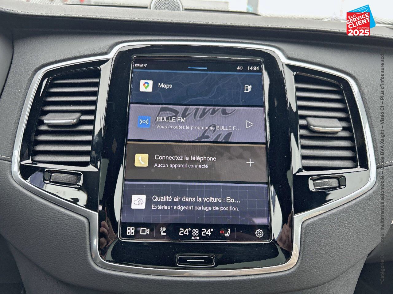 Véhicule d'occasion VOLVO XC90 T8 AWD 310 + 145CH ULTRA STYLE CHROME GEARTRONIC chez BMW Besançon