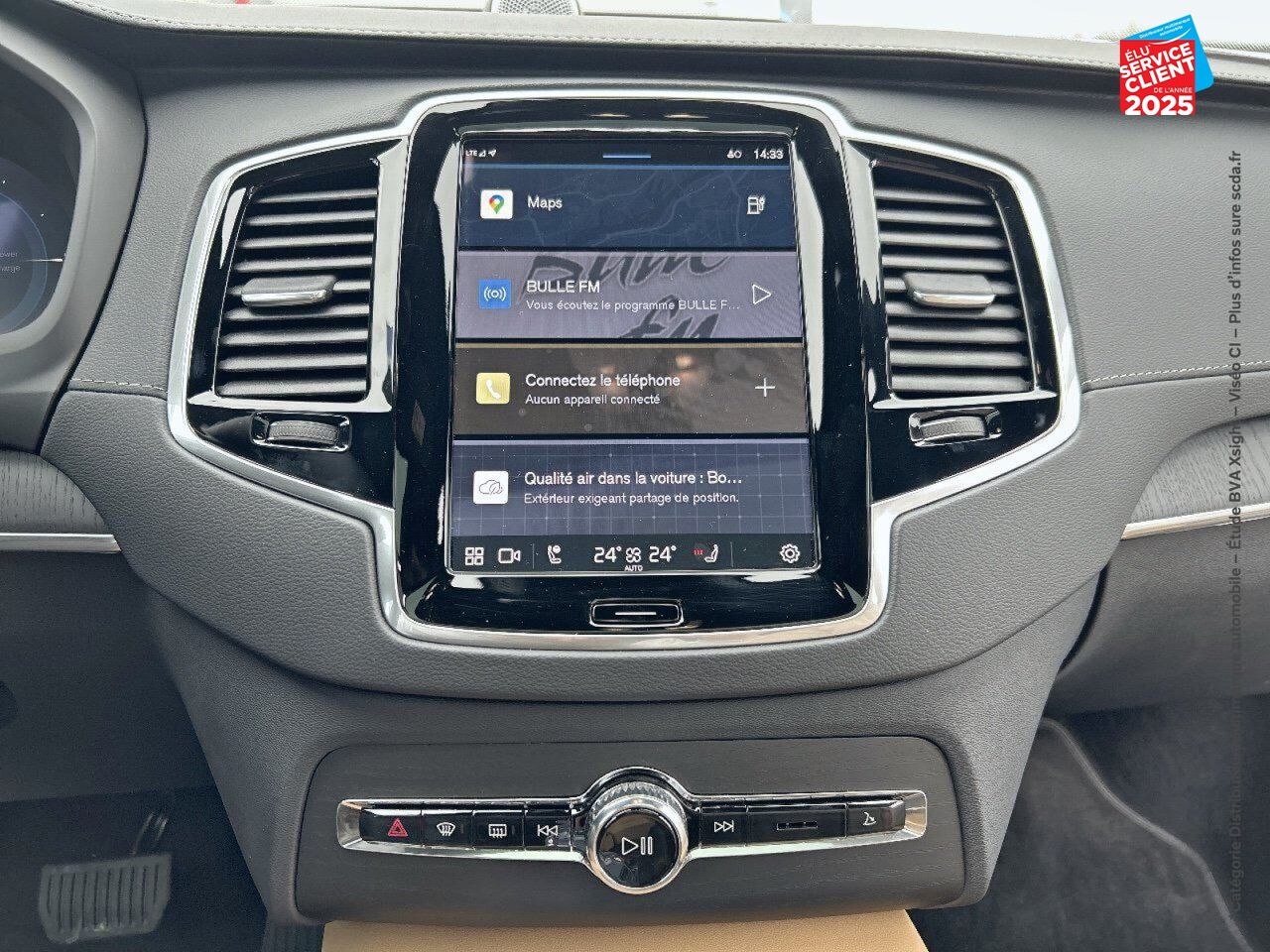 Véhicule d'occasion VOLVO XC90 T8 AWD 310 + 145CH ULTRA STYLE CHROME GEARTRONIC chez BMW Besançon