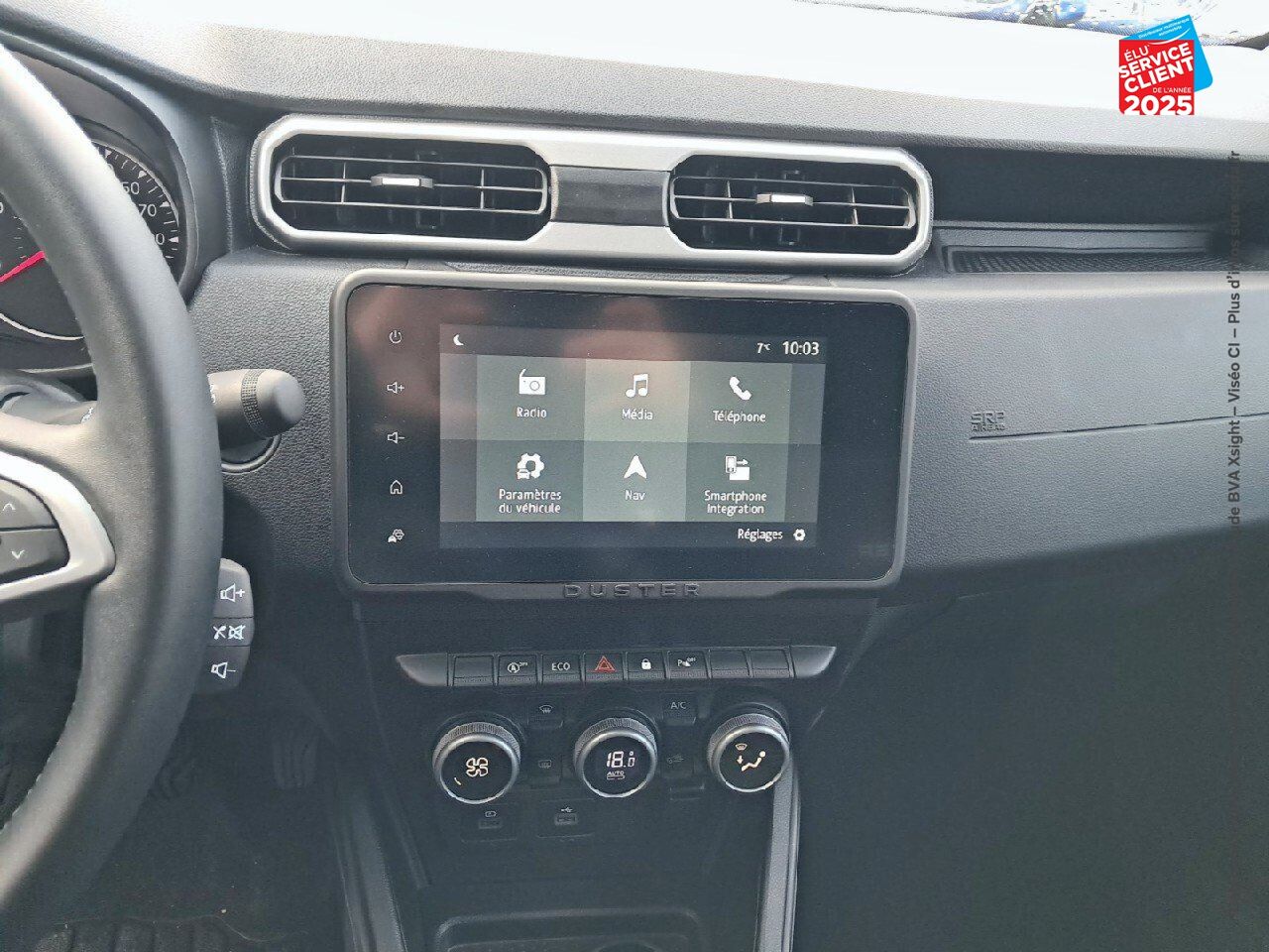 Véhicule d'occasion DACIA DUSTER 1.0 ECO-G 100CH JOURNEY 4X2 chez Dacia Belfort