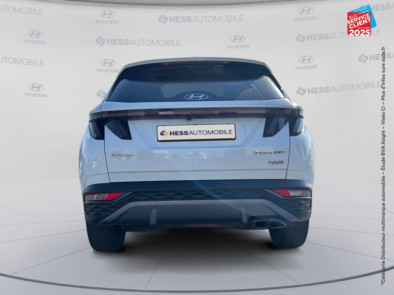 Véhicule d'occasion HYUNDAI TUCSON 1.6 T-GDI 230CH HYBRID EXECUTIVE BVA6 TOUVRANT SIEGES CHAUF/VENTIL/CUIR VOLANT CHAUF ATTELAGE chez Toyota Verdun