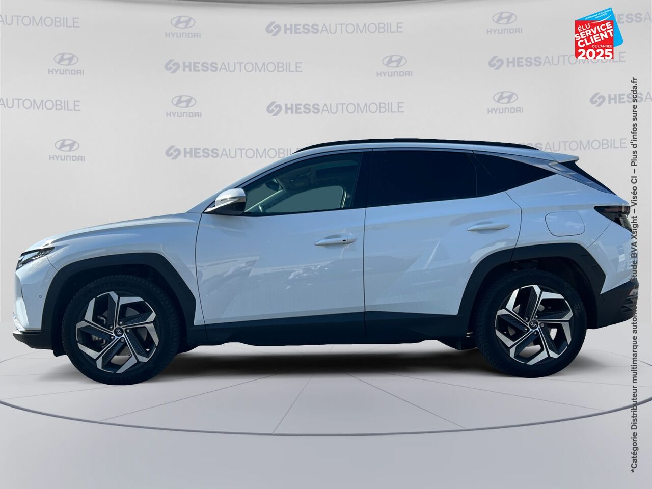 Véhicule d'occasion HYUNDAI TUCSON 1.6 T-GDI 230CH HYBRID EXECUTIVE BVA6 TOUVRANT SIEGES CHAUF/VENTIL/CUIR VOLANT CHAUF ATTELAGE chez Toyota Verdun