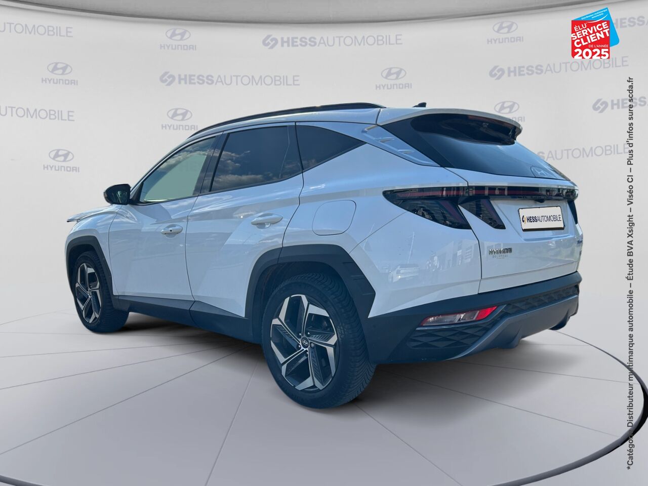Véhicule d'occasion HYUNDAI TUCSON 1.6 T-GDI 230CH HYBRID EXECUTIVE BVA6 TOUVRANT SIEGES CHAUF/VENTIL/CUIR VOLANT CHAUF ATTELAGE chez Toyota Verdun