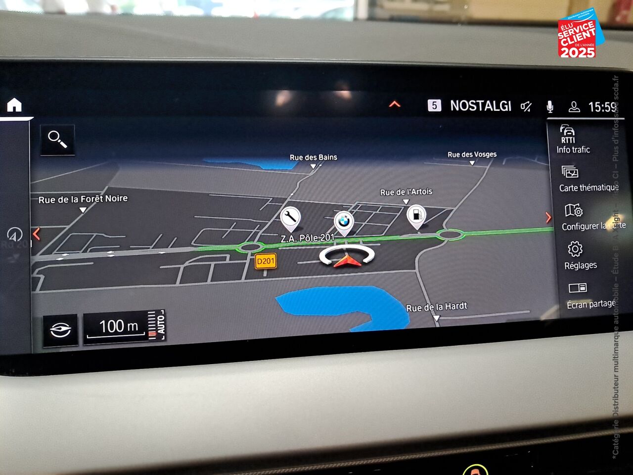 Véhicule d'occasion BMW SERIE 1 118D 150CH EDITION M DESIGN 8CV CAMERA GPS chez Volvo Epernay