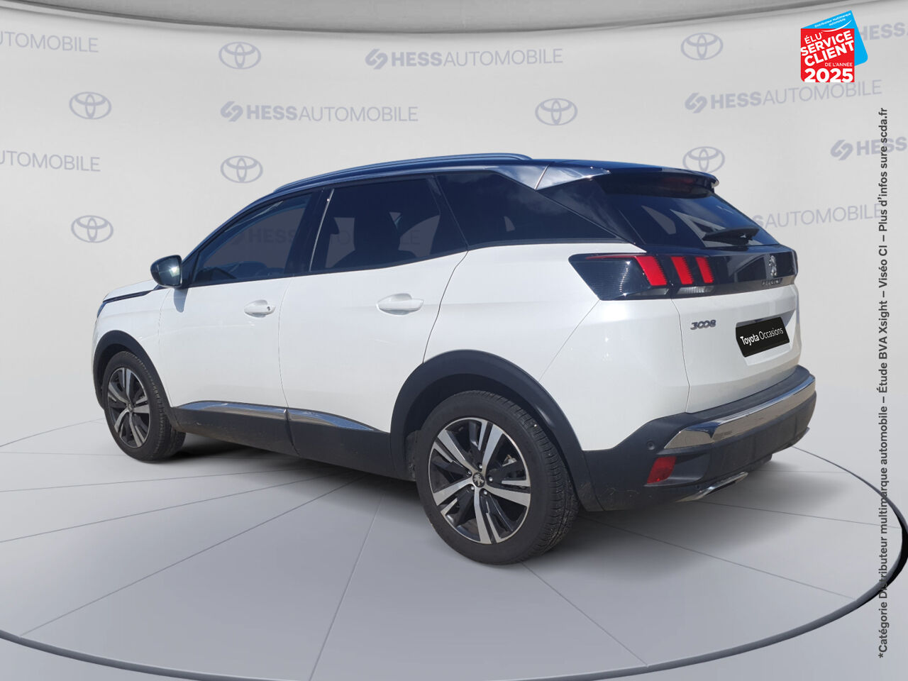 Véhicule d'occasion PEUGEOT 3008 1.2 PURETECH 130CH ALLURE S/S EAT6 CAMERA GPS chez Toyota Sarreguemines