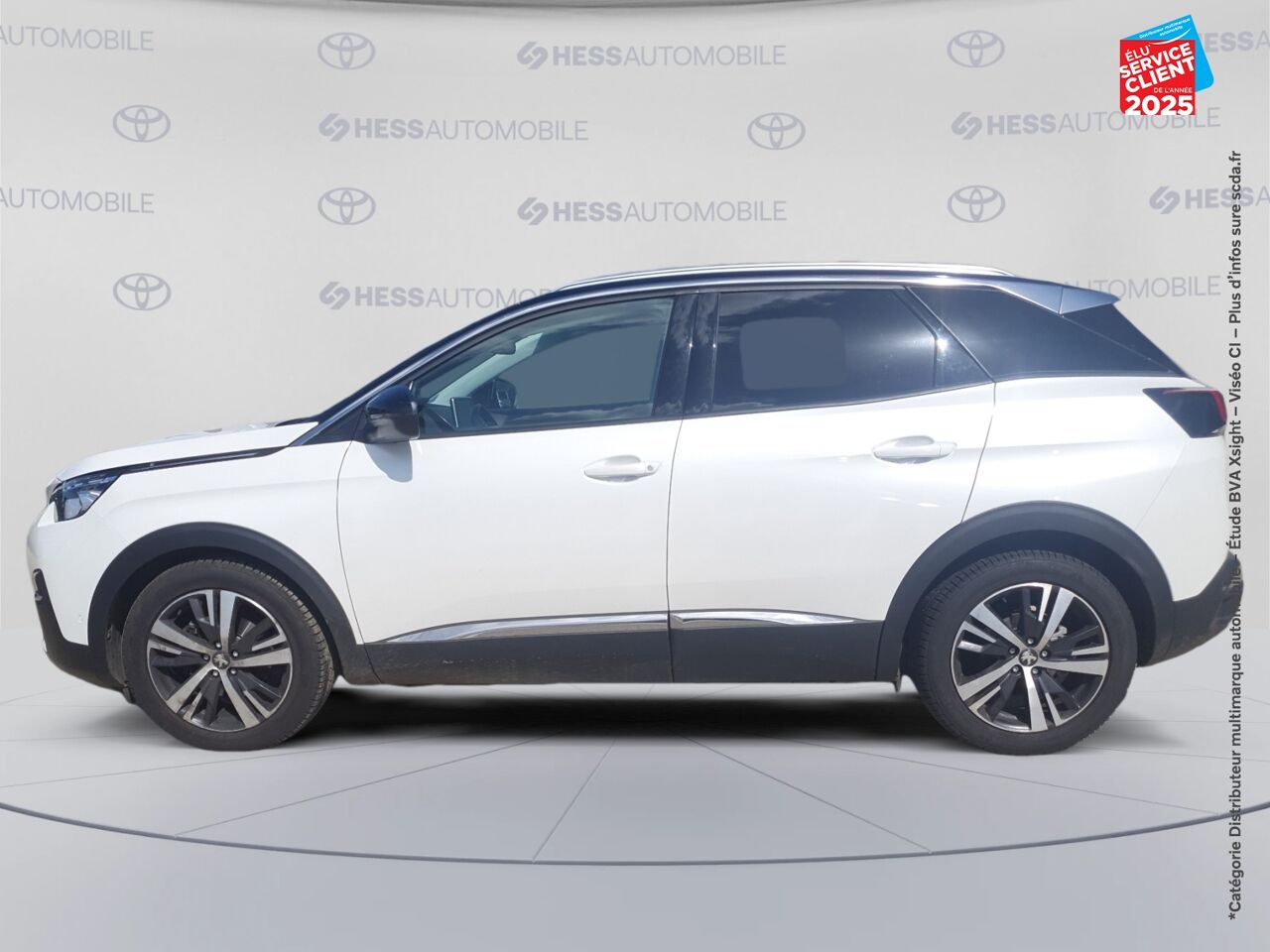 Véhicule d'occasion PEUGEOT 3008 1.2 PURETECH 130CH ALLURE S/S EAT6 CAMERA GPS chez Toyota Sarreguemines