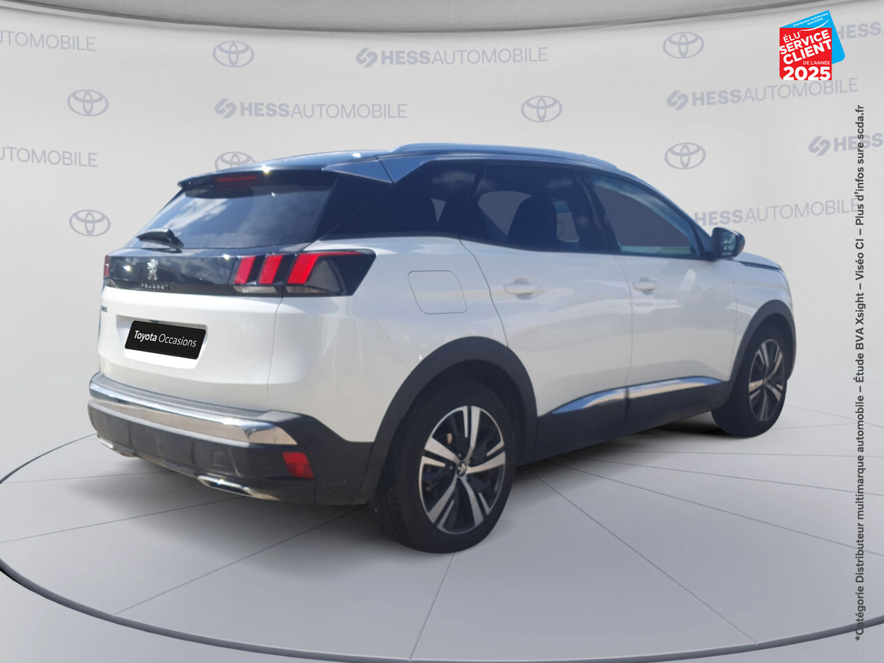 Véhicule d'occasion PEUGEOT 3008 1.2 PURETECH 130CH ALLURE S/S EAT6 CAMERA GPS chez Toyota Sarreguemines