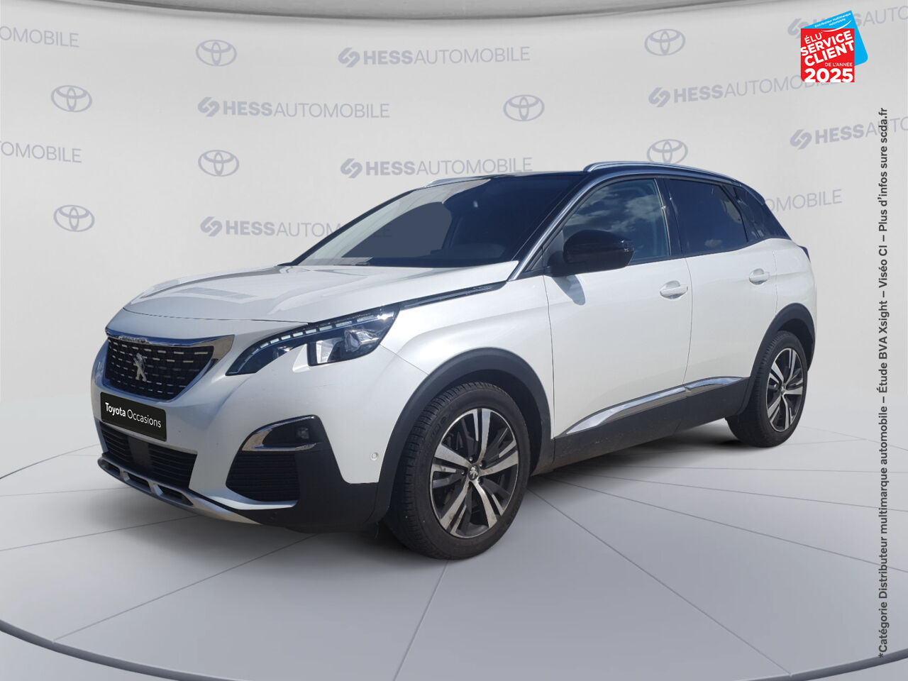 Véhicule d'occasion PEUGEOT 3008 1.2 PURETECH 130CH ALLURE S/S EAT6 CAMERA GPS chez Toyota Sarreguemines