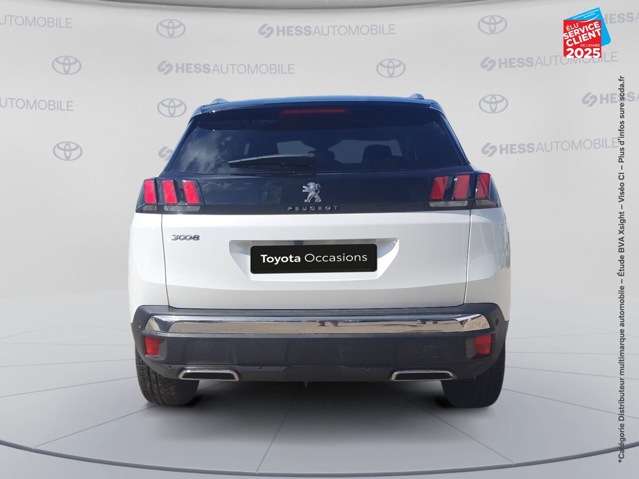 Véhicule d'occasion PEUGEOT 3008 1.2 PURETECH 130CH ALLURE S/S EAT6 CAMERA GPS chez Toyota Sarreguemines