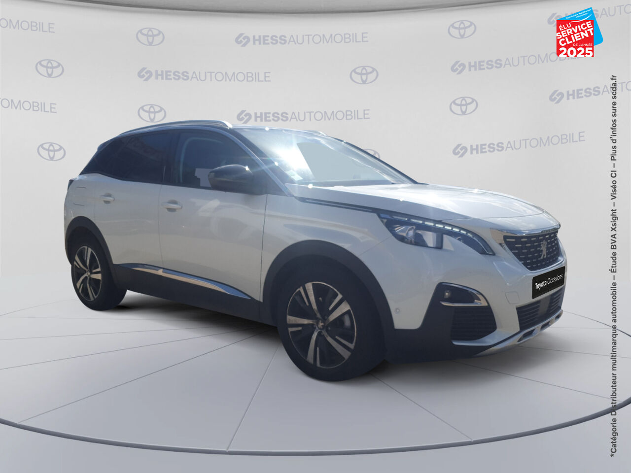 Véhicule d'occasion PEUGEOT 3008 1.2 PURETECH 130CH ALLURE S/S EAT6 CAMERA GPS chez Toyota Sarreguemines