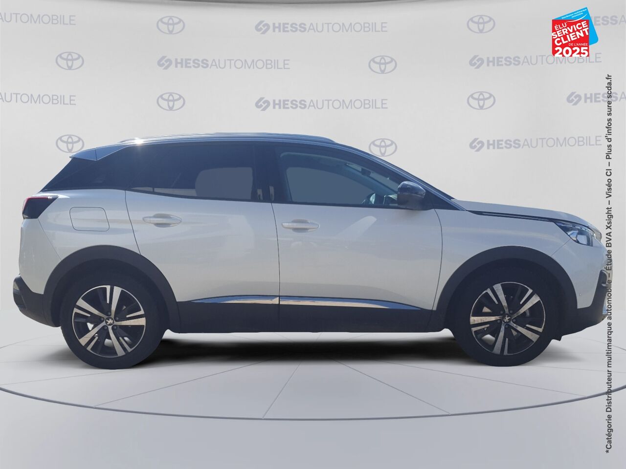 Véhicule d'occasion PEUGEOT 3008 1.2 PURETECH 130CH ALLURE S/S EAT6 CAMERA GPS chez Toyota Sarreguemines