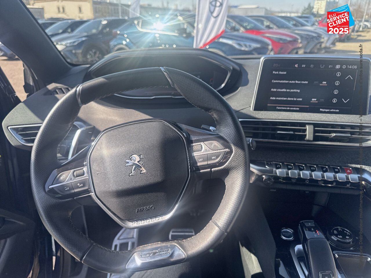 Véhicule d'occasion PEUGEOT 3008 1.2 PURETECH 130CH GT LINE SS EAT6 chez Toyota Sarreguemines