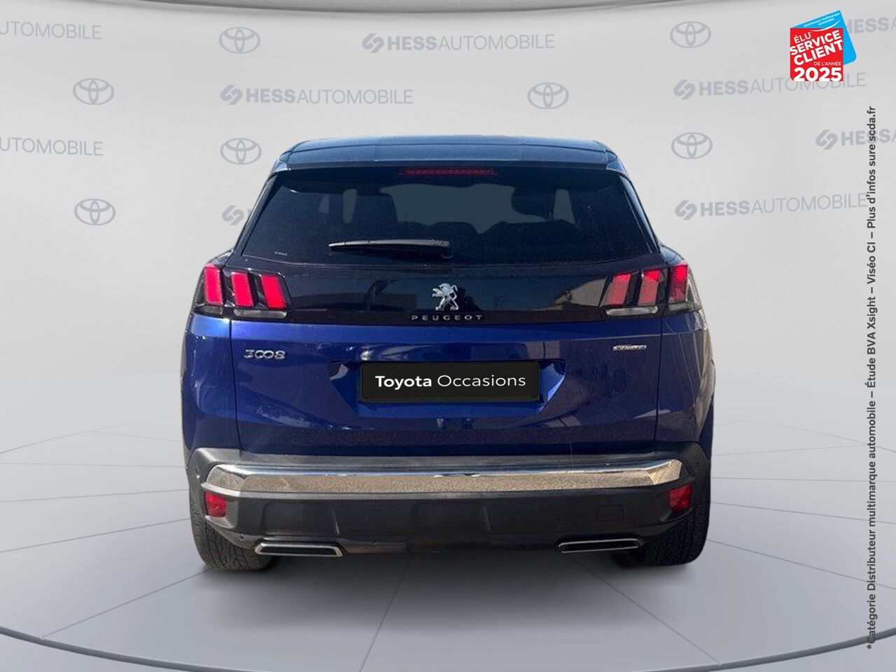 Véhicule d'occasion PEUGEOT 3008 1.2 PURETECH 130CH GT LINE SS EAT6 chez Toyota Sarreguemines