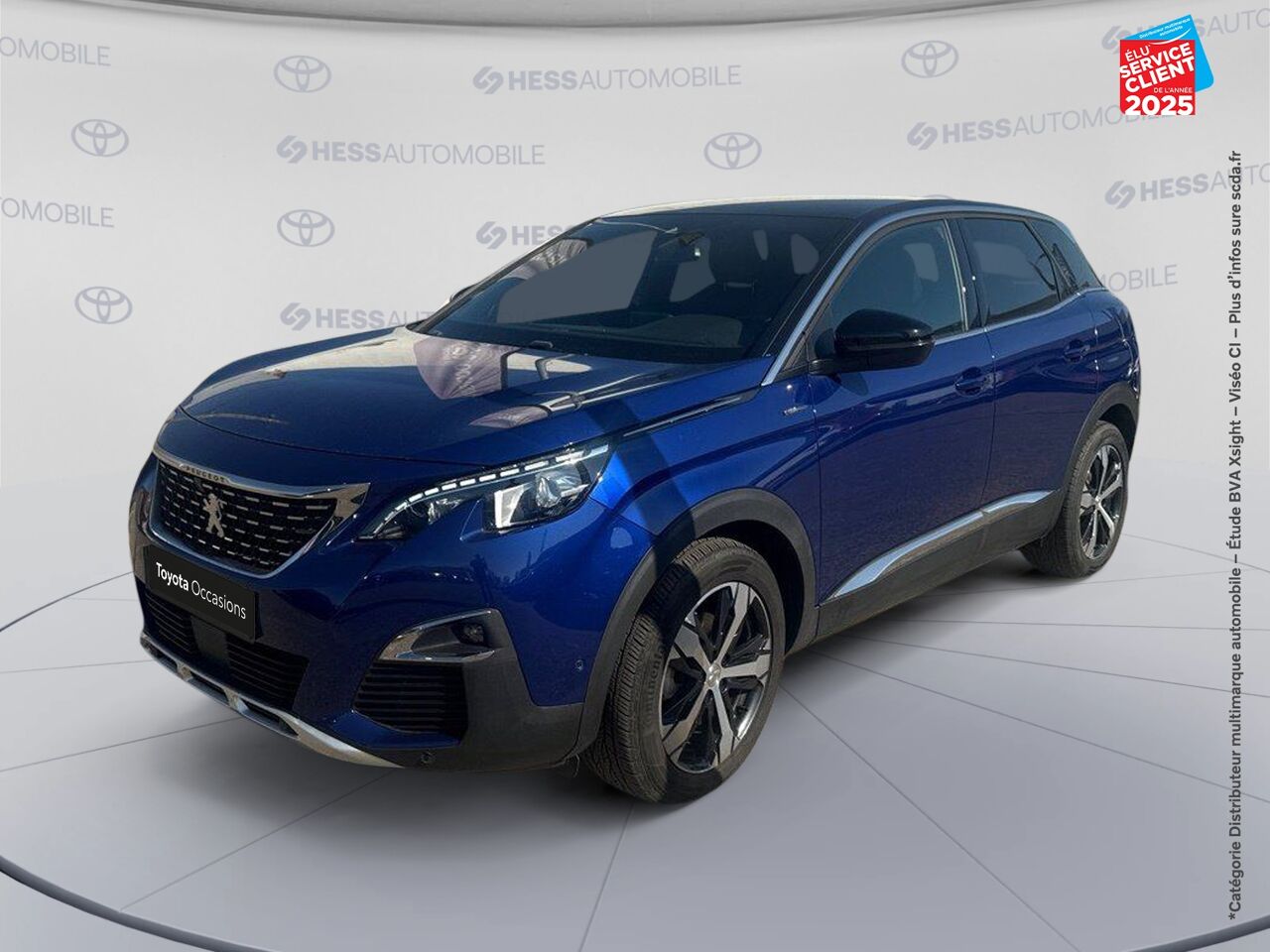 Véhicule d'occasion PEUGEOT 3008 1.2 PURETECH 130CH GT LINE SS EAT6 chez Toyota Sarreguemines