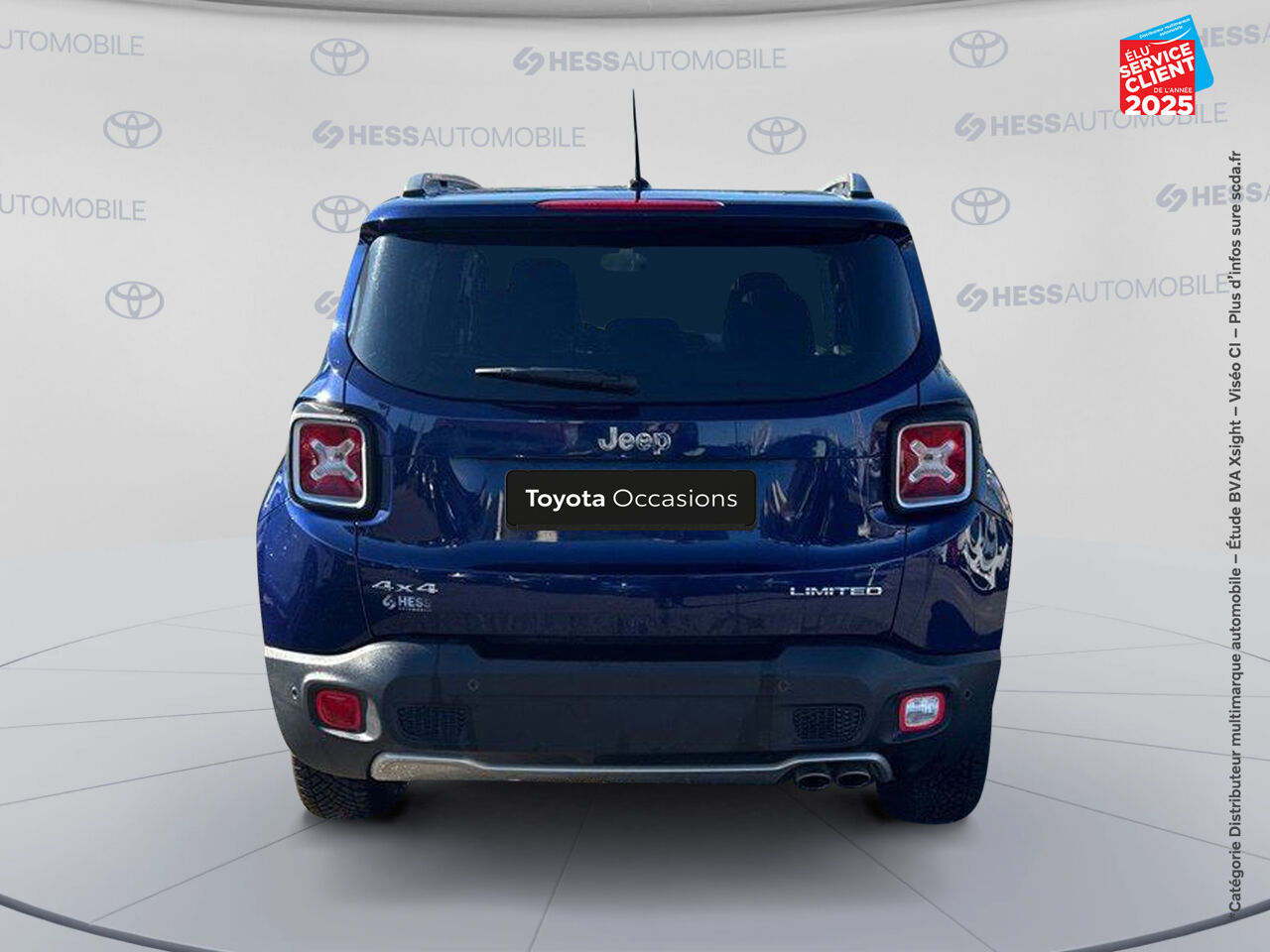 Véhicule d'occasion JEEP RENEGADE 2.0 MULTIJET SS 140CH LIMITED 4X4 chez Dacia Strasbourg