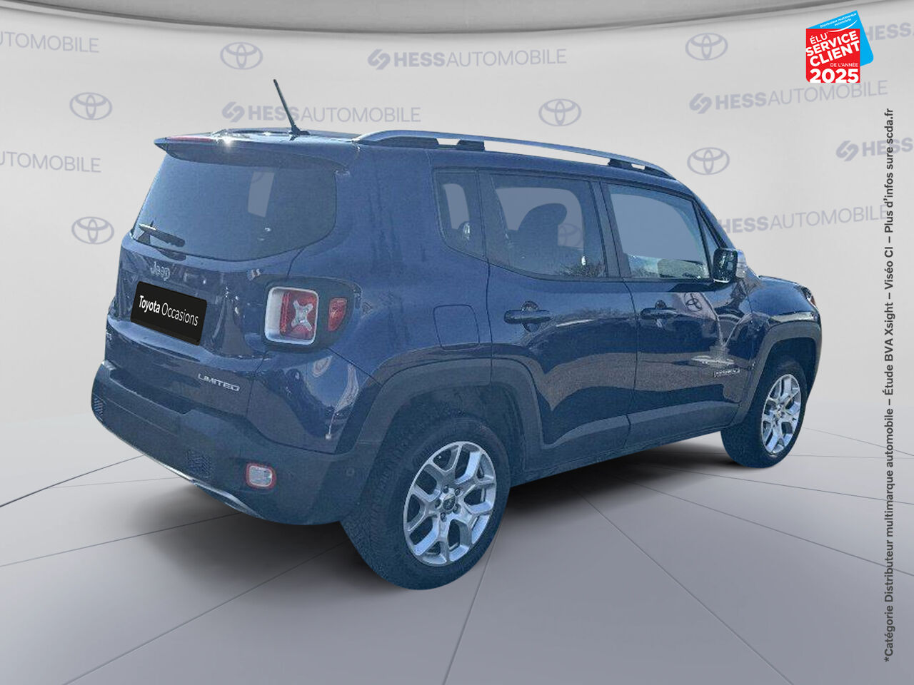 Véhicule d'occasion JEEP RENEGADE 2.0 MULTIJET SS 140CH LIMITED 4X4 chez Dacia Strasbourg