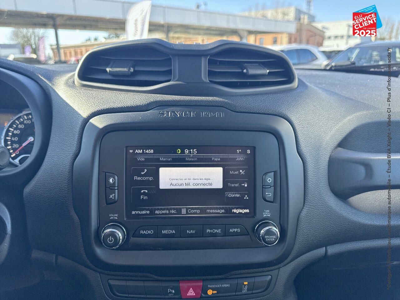 Véhicule d'occasion JEEP RENEGADE 2.0 MULTIJET SS 140CH LIMITED 4X4 chez Dacia Strasbourg