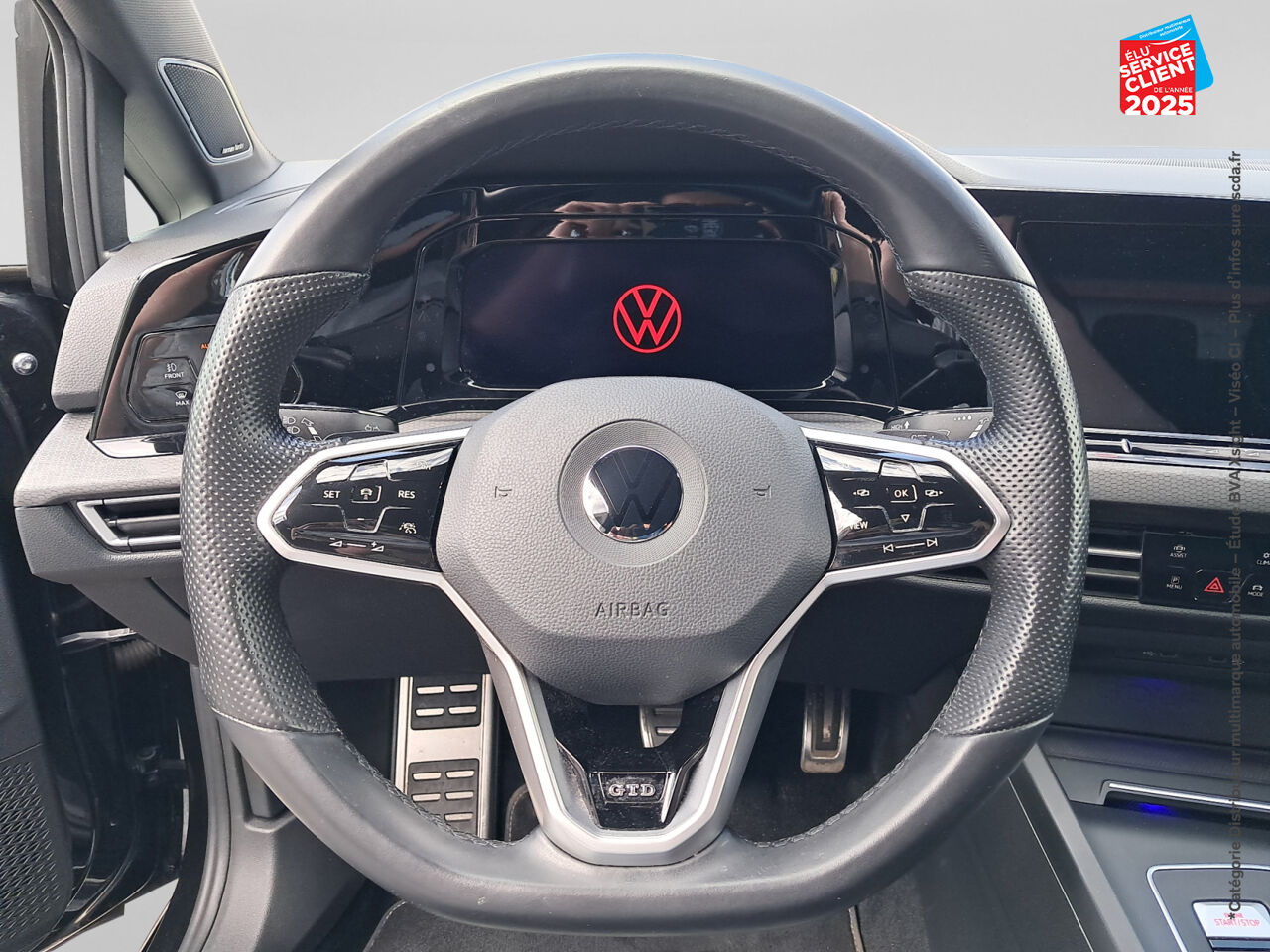Véhicule d'occasion VOLKSWAGEN GOLF 2.0 TDI SCR 200CH GTD DSG7 chez Hyundai Epernay