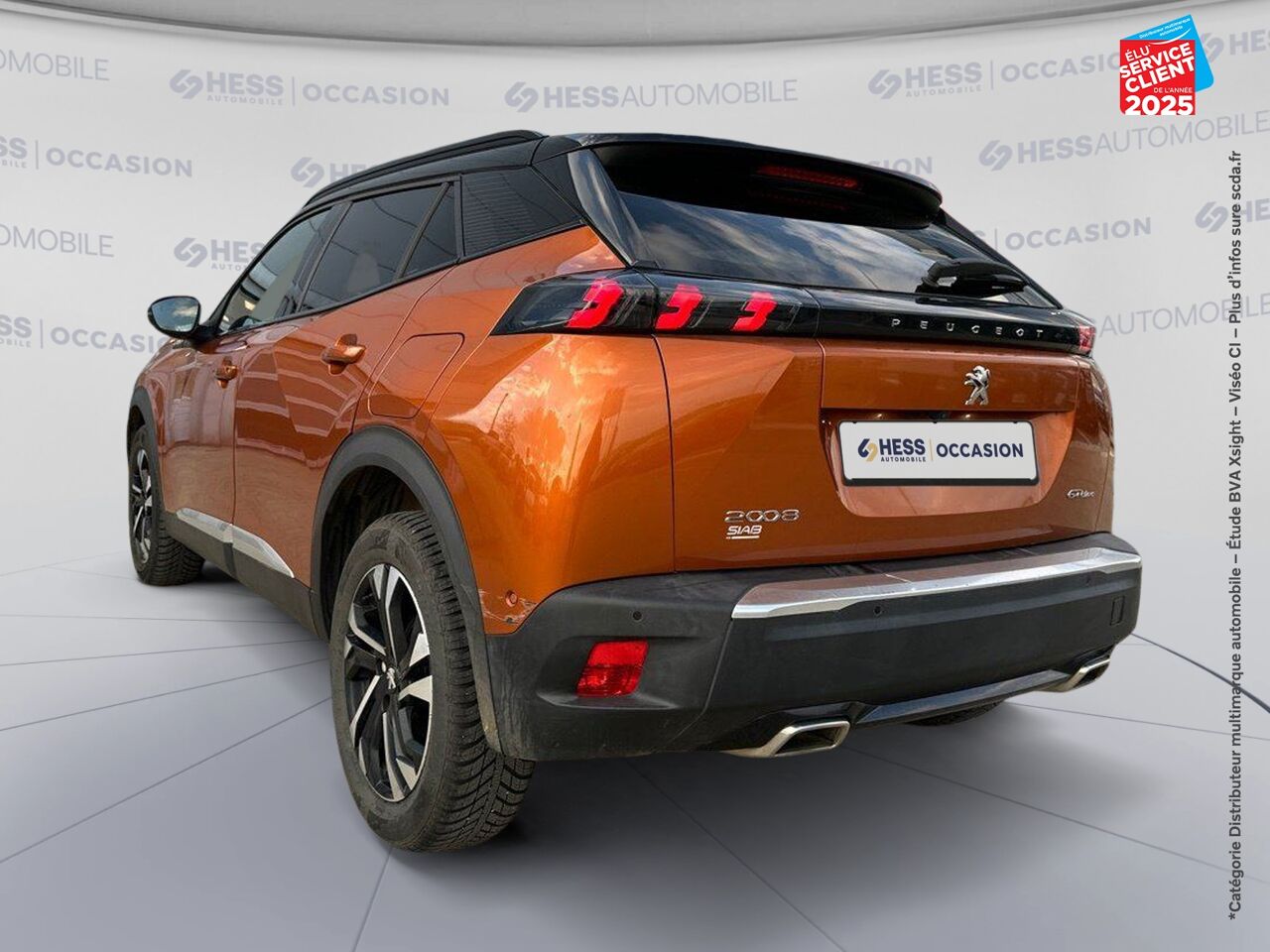 Véhicule d'occasion PEUGEOT 2008 1.2 PURETECH 130CH SS GT LINE 7CV chez Toyota Sarreguemines
