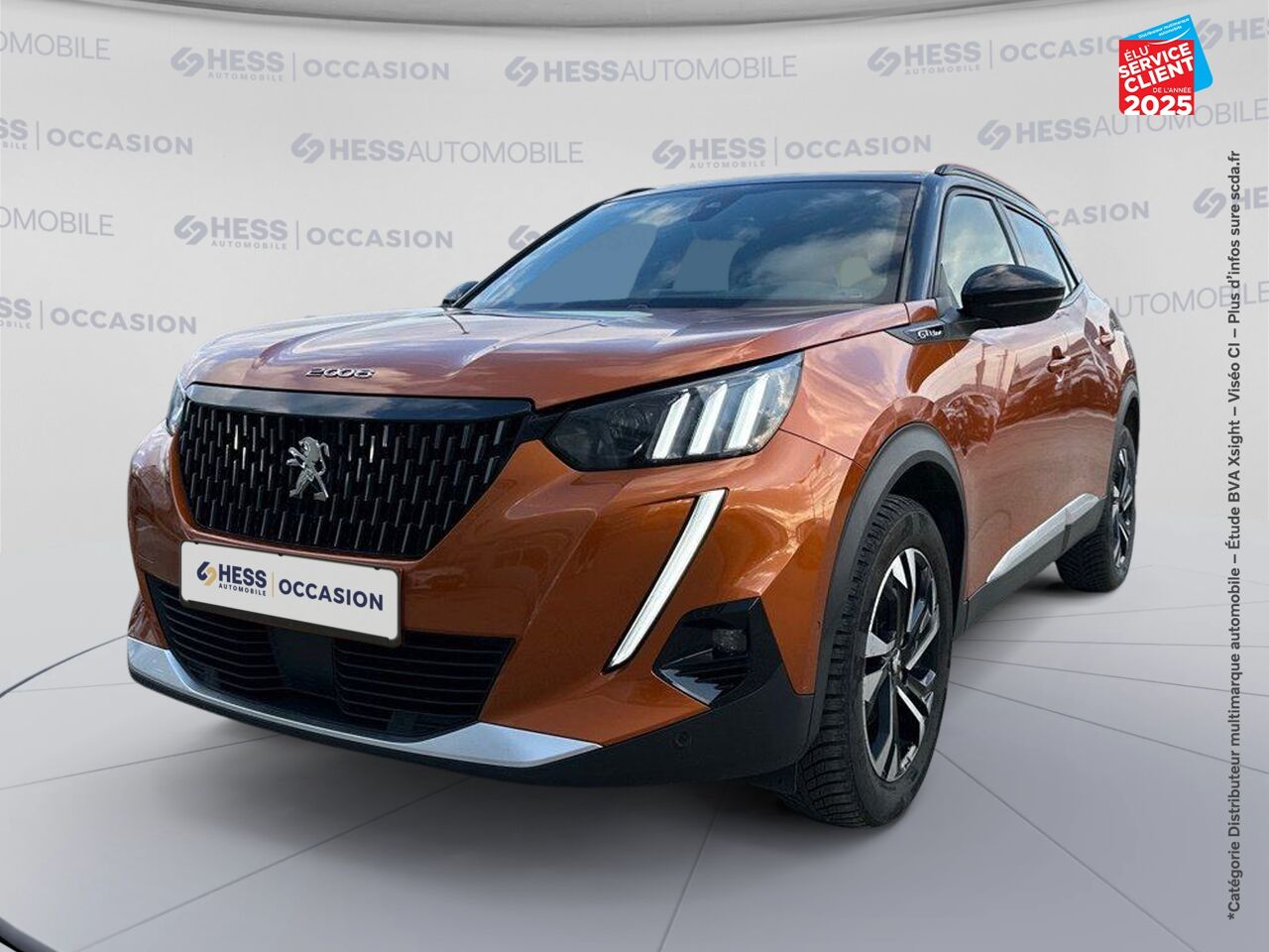 Véhicule d'occasion PEUGEOT 2008 1.2 PURETECH 130CH SS GT LINE 7CV chez Toyota Sarreguemines