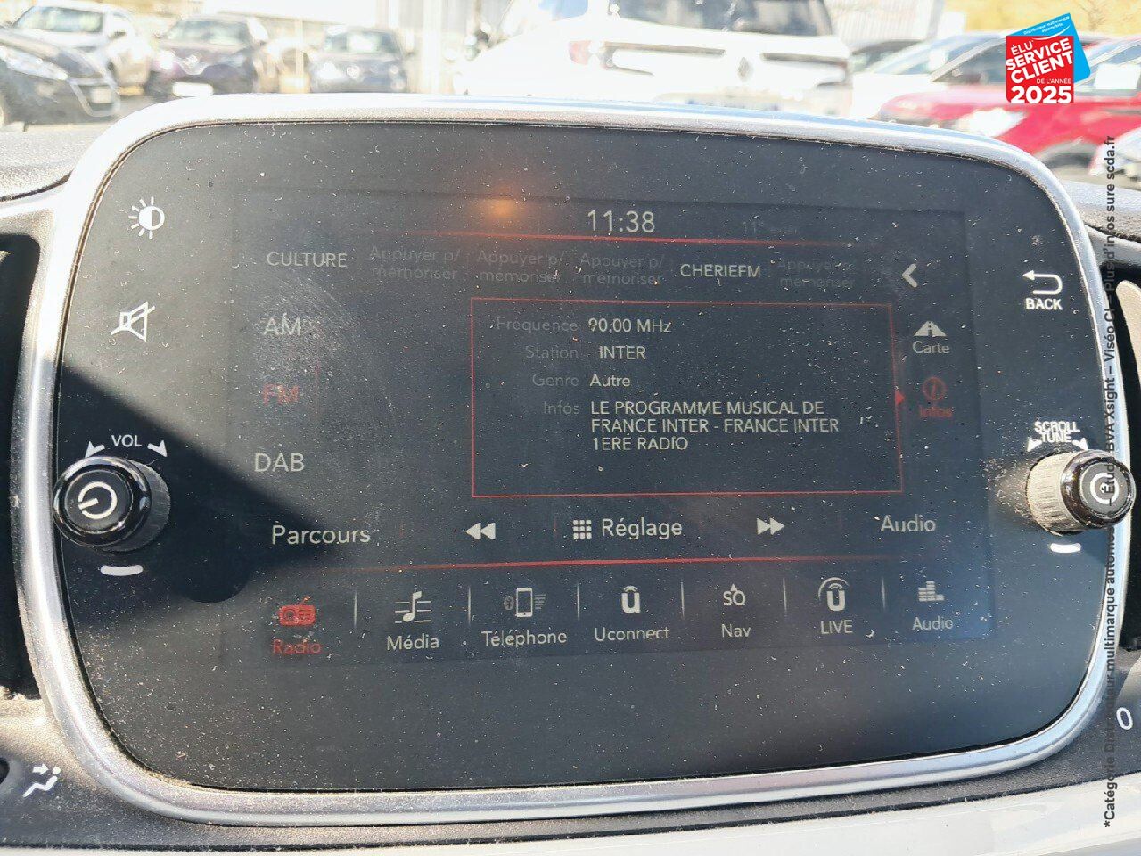 Véhicule d'occasion ABARTH 500 1.4 TURBO T-JET 145CH 595 MY17 GPS chez Volvo Epernay