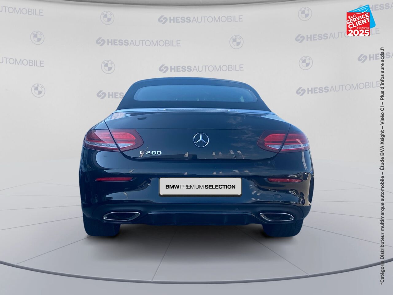 Véhicule d'occasion MERCEDES-BENZ CLASSE C CABRIOLET 200 184CH AMG LINE 9G-TRONIC EURO6D-T SIEGES CHAUF/CUIR GPS CAMERA chez Jaguar Metz