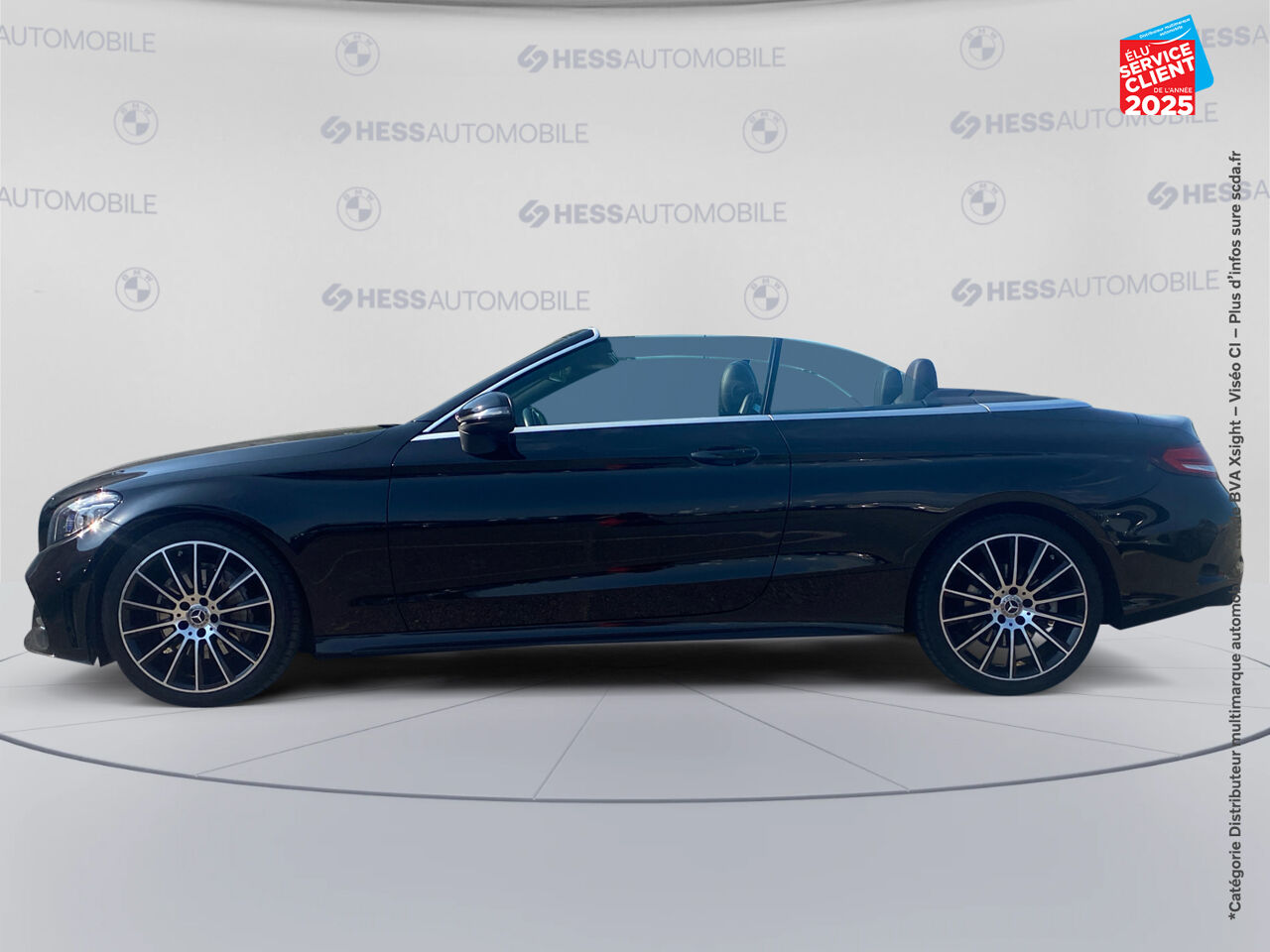 Véhicule d'occasion MERCEDES-BENZ CLASSE C CABRIOLET 200 184CH AMG LINE 9G-TRONIC EURO6D-T SIEGES CHAUF/CUIR GPS CAMERA chez Jaguar Metz