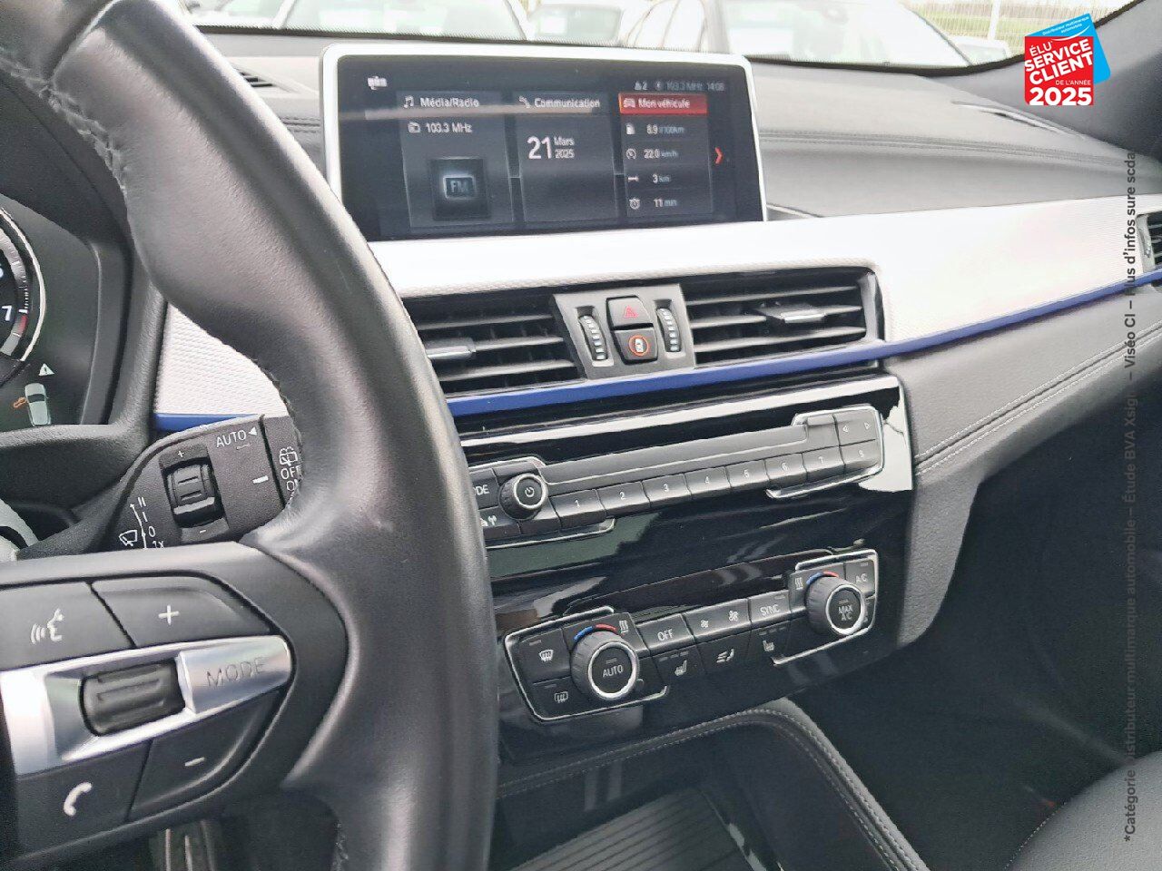 Véhicule d'occasion BMW X2 XDRIVE25EA 220CH M SPORT EURO6D-T 6CV chez BMW Besançon