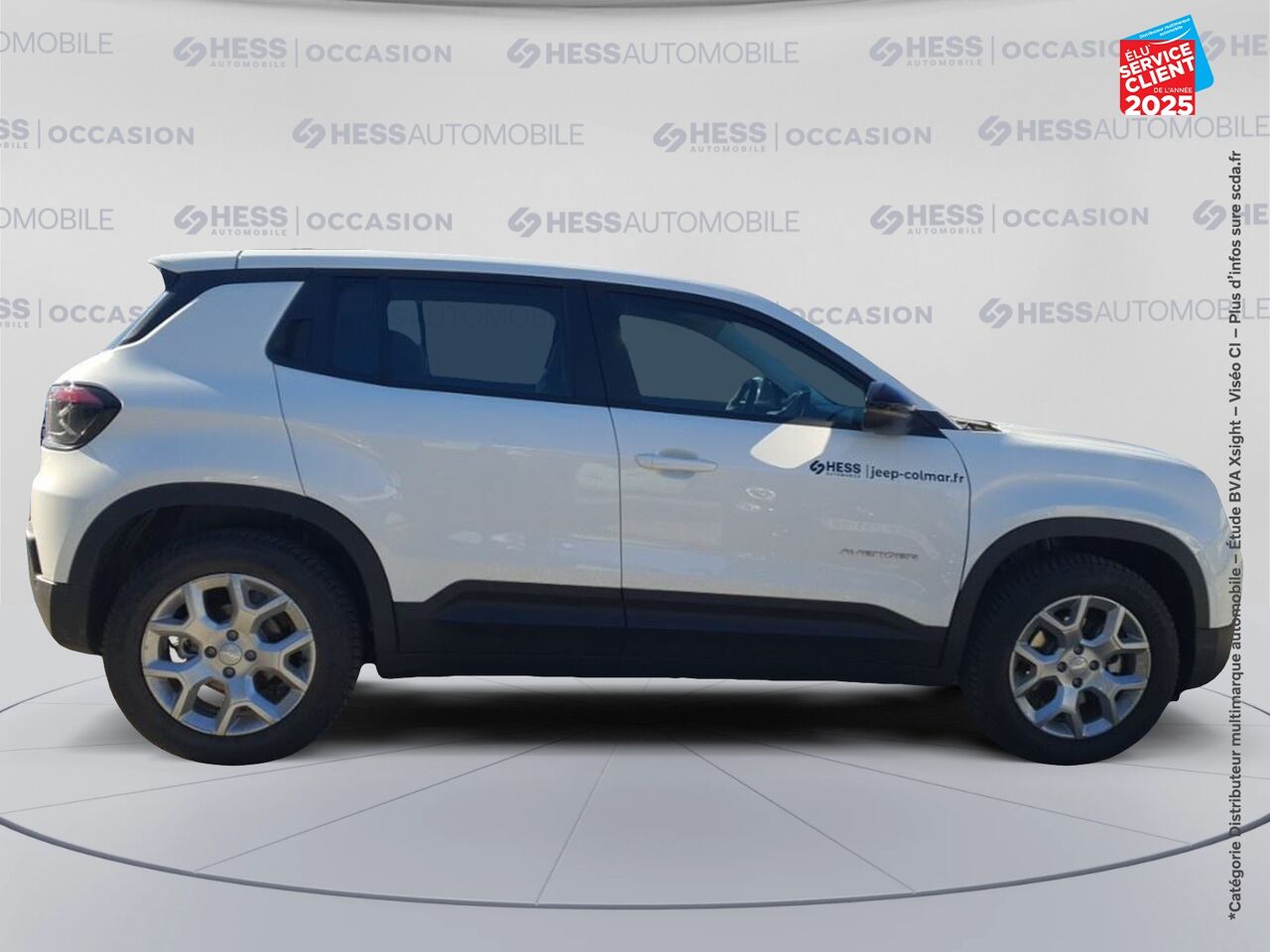 Véhicule d'occasion JEEP AVENGER ELECTRIQUE 156CH 115KW ALTITUDE chez Toyota Thionville