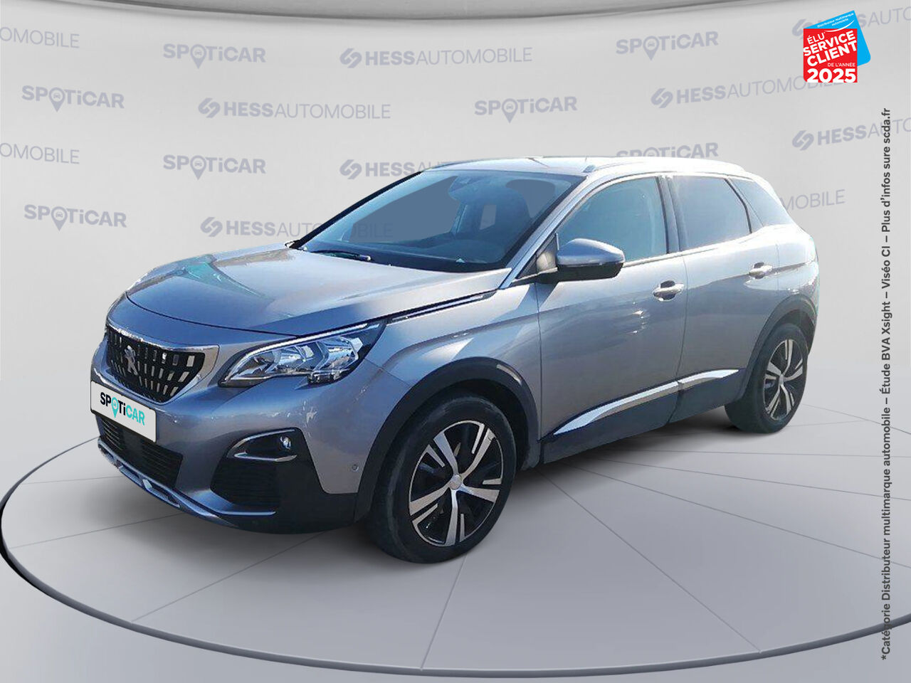 Véhicule d'occasion PEUGEOT 3008 1.2 PURETECH 130CH E6.C ALLURE SS chez Toyota Sarreguemines