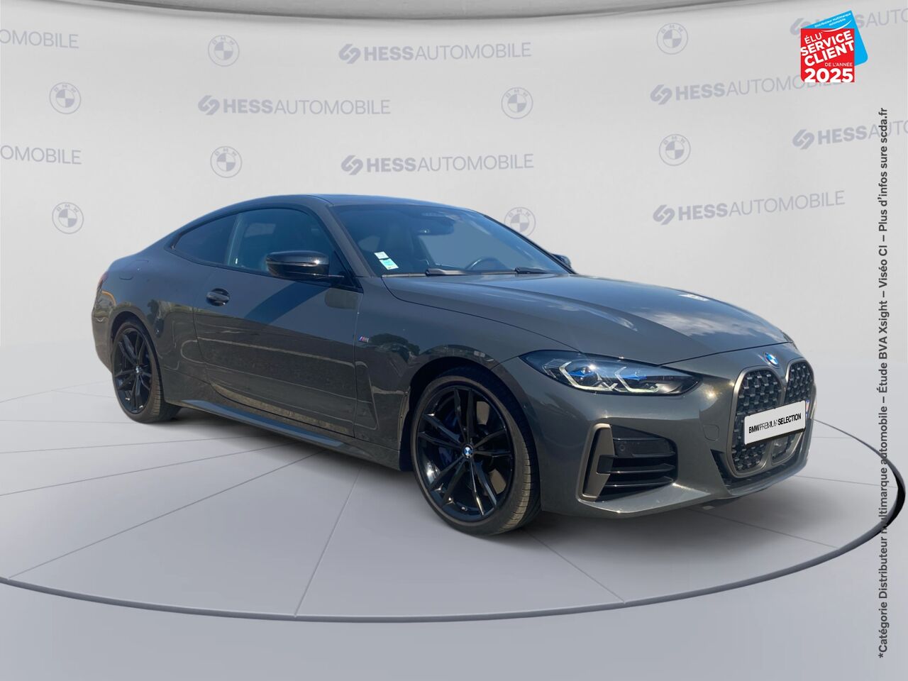 Véhicule d'occasion BMW SERIE 4 COUPE M440IA XDRIVE 374CH SIEGES CHAUF/CUIR GPS CAMERA HUD H/KARDON chez Peugeot Sedan